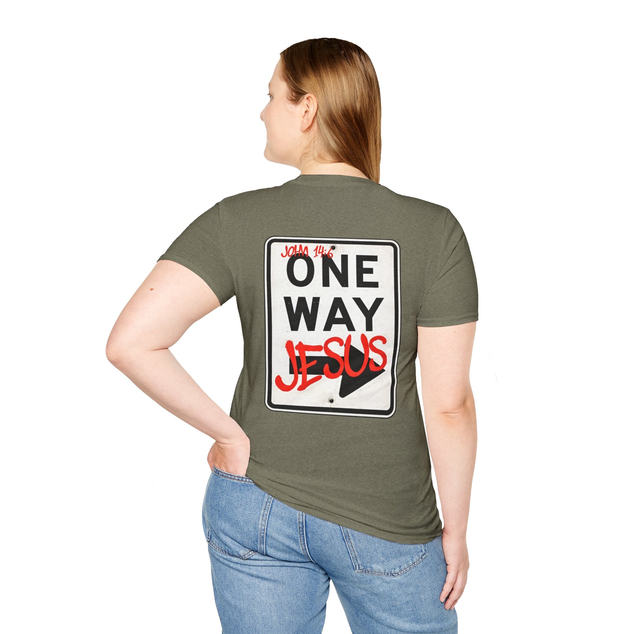 One Way Jesus T-Shirt — Christian Faith Graphic Tee