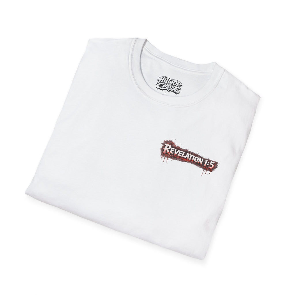 Washed By The Blood T-Shirt — Revelation 1:5 Christian Faith Shirt