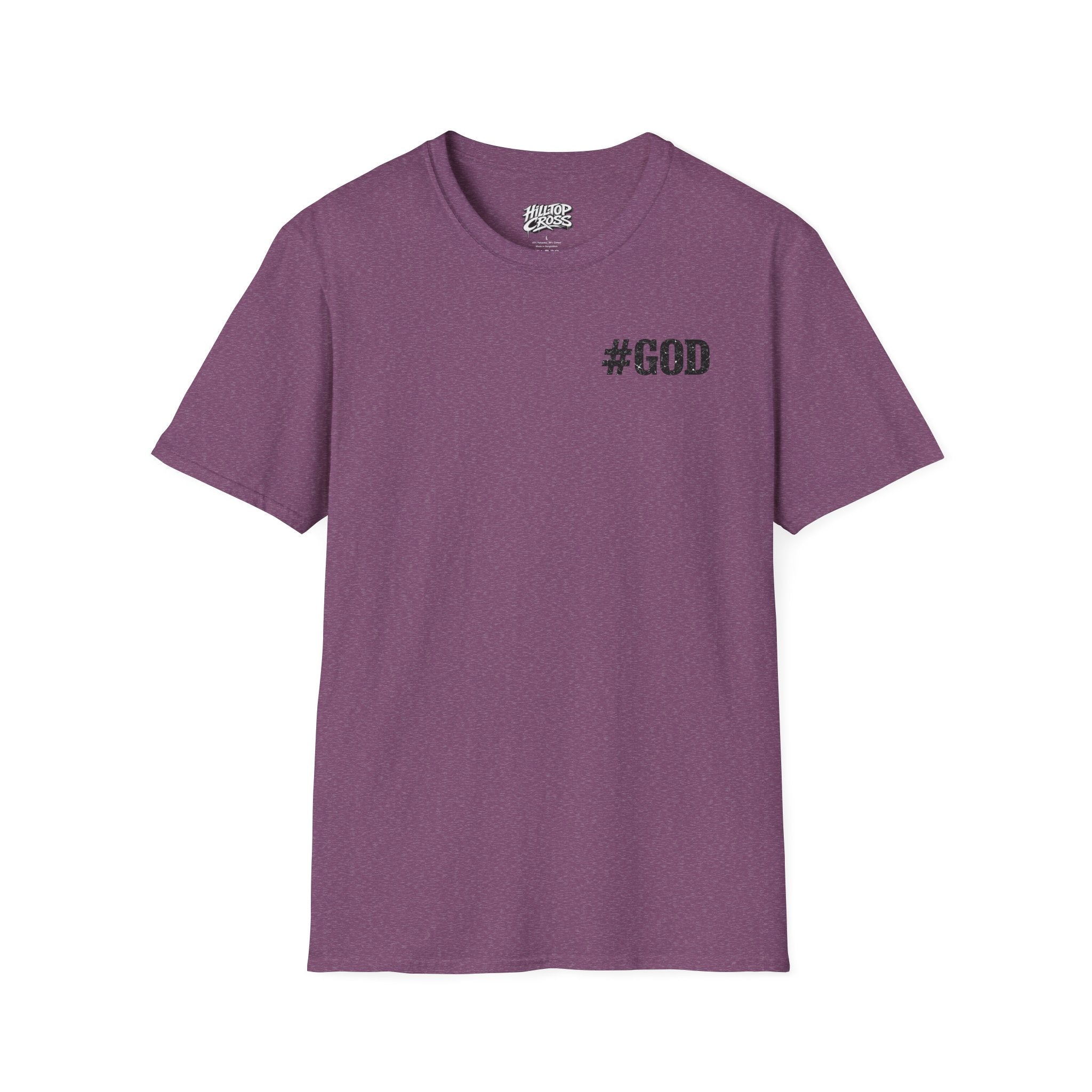 Religious T-Shirt - "2 Genders One God" Matthew 19:4 Church Hilltop Tee