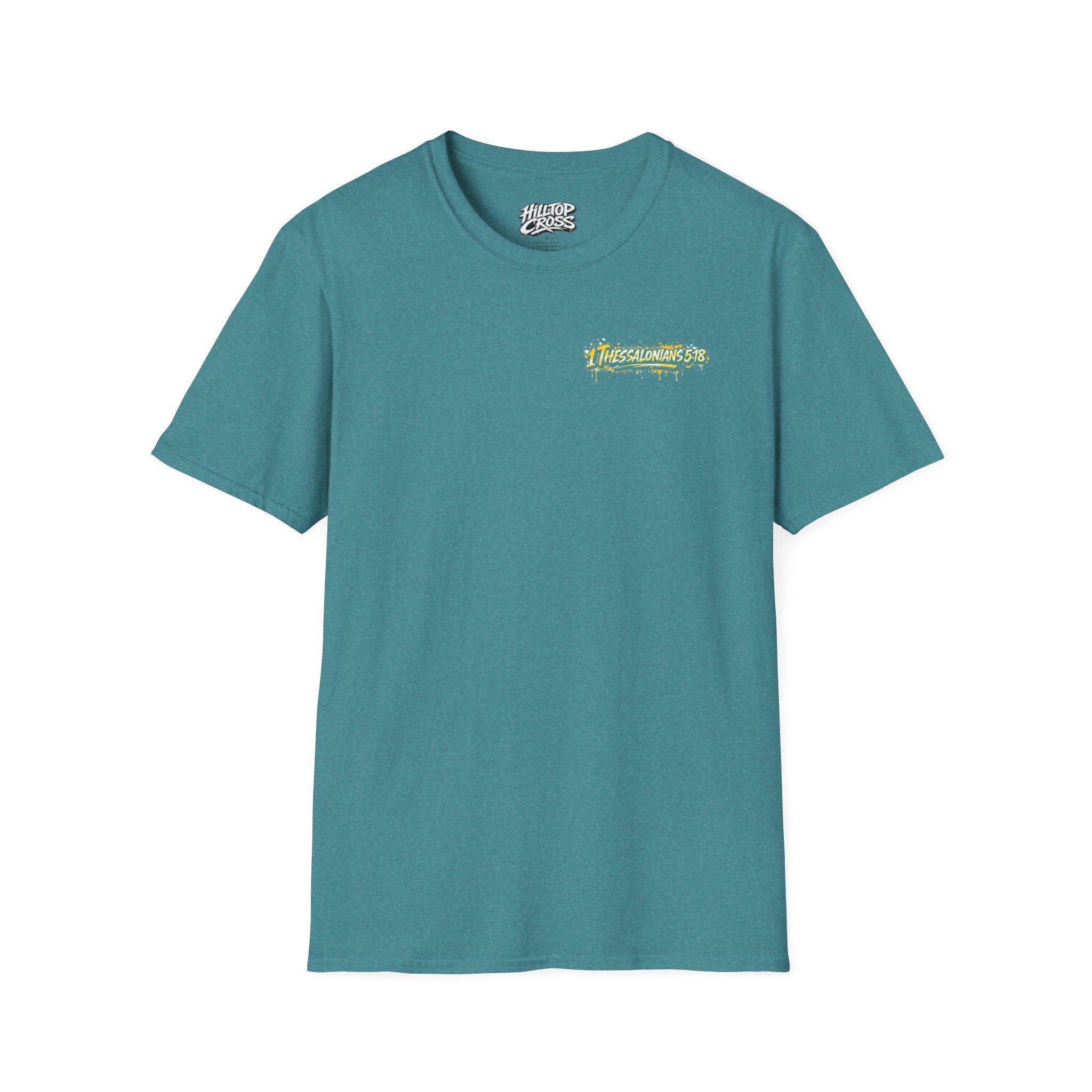 Christian T-Shirt — "In All Things Give Thanks" Church Tee
