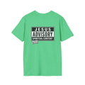 Christian T-Shirt — "Jesus Advisory: Spiritual Content" Graphic Tee