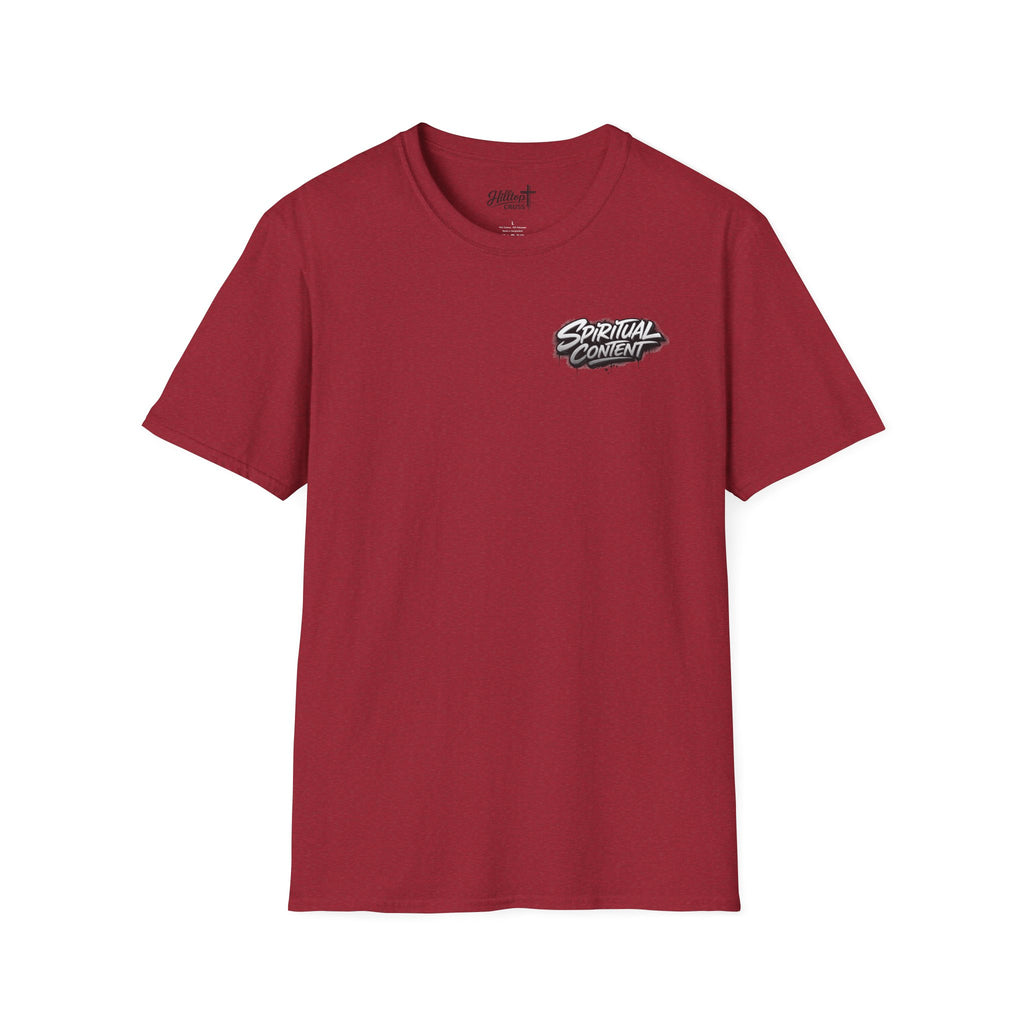 Christian T-Shirt — "Jesus Advisory: Spiritual Content" Graphic Tee