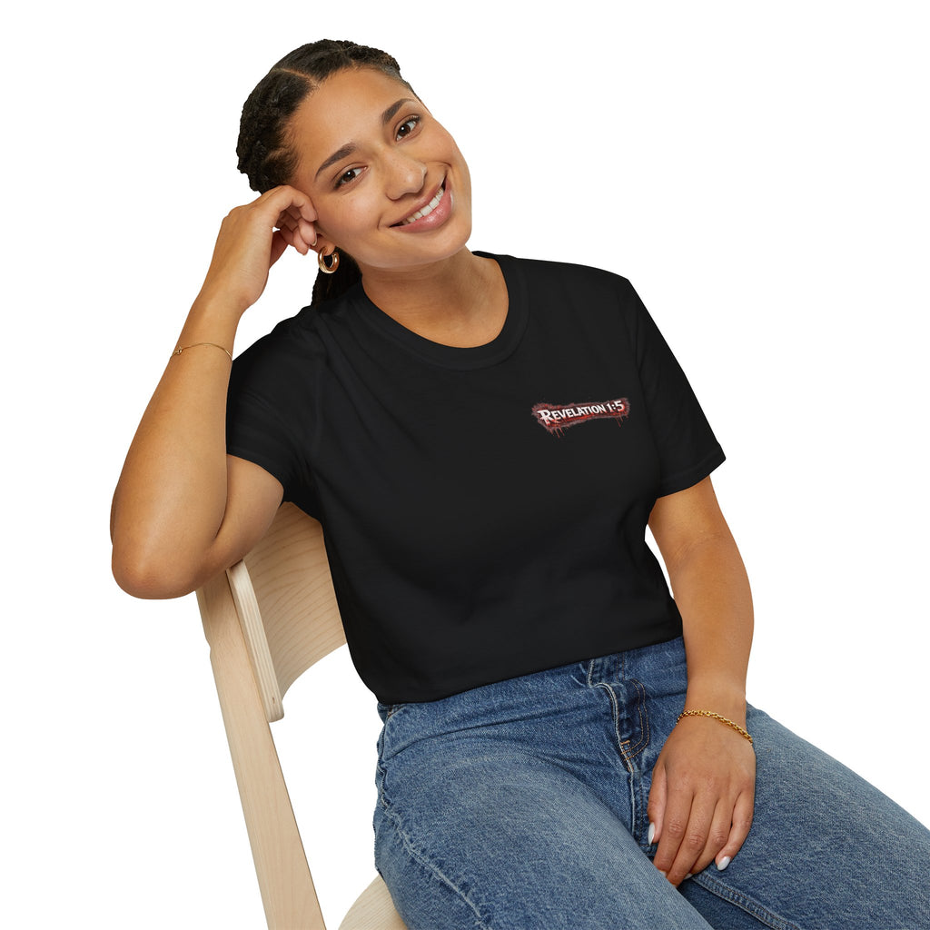 Washed By The Blood T-Shirt — Revelation 1:5 Christian Faith Shirt
