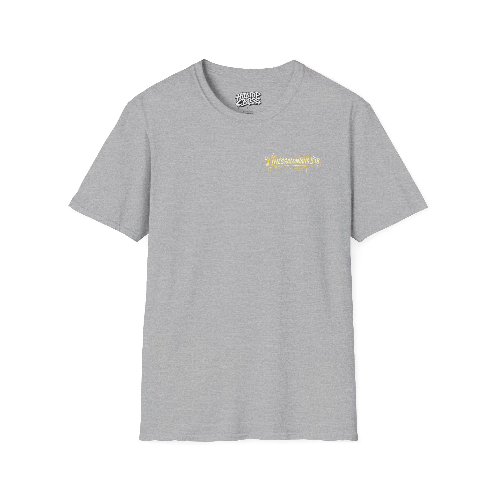 Christian T-Shirt — "In All Things Give Thanks" Church Tee