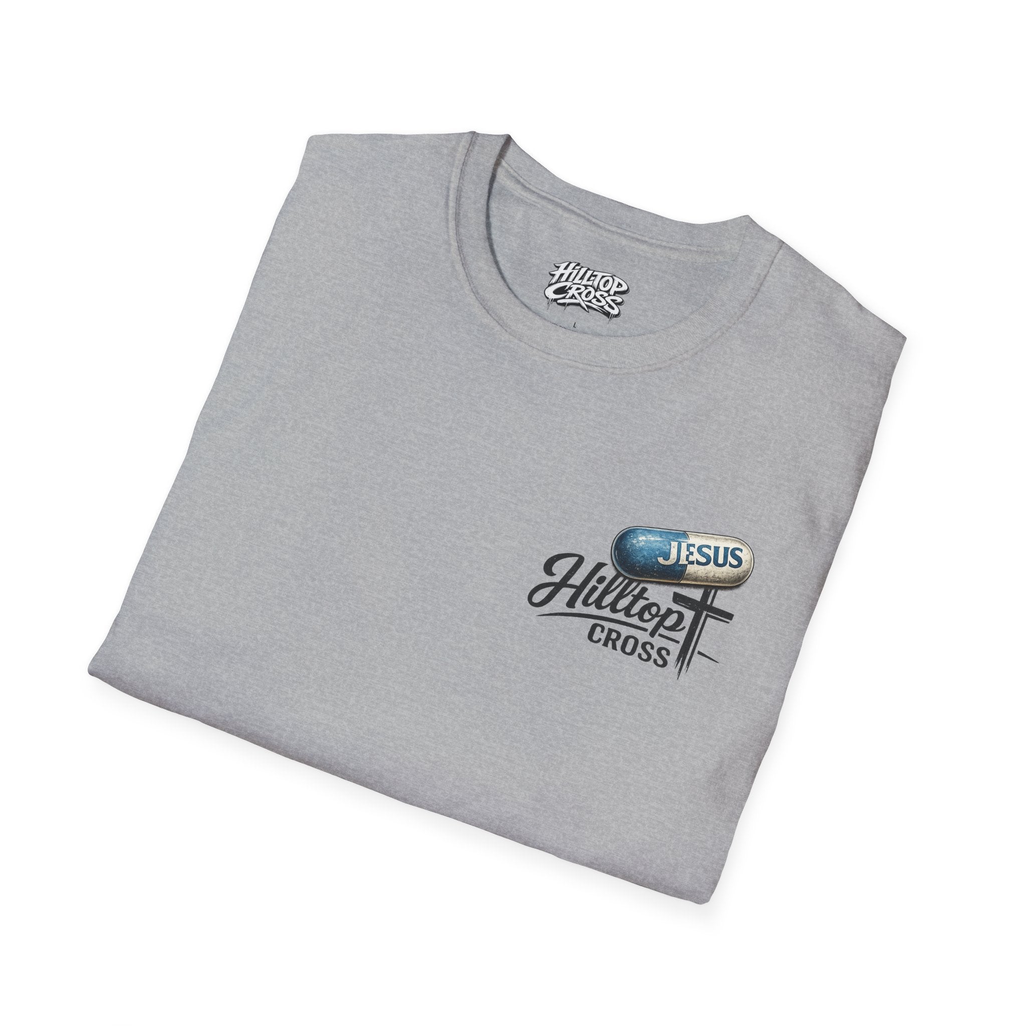 T-Shirt — 'The Only Prescription for Happiness: Jesus' Graphic Tee