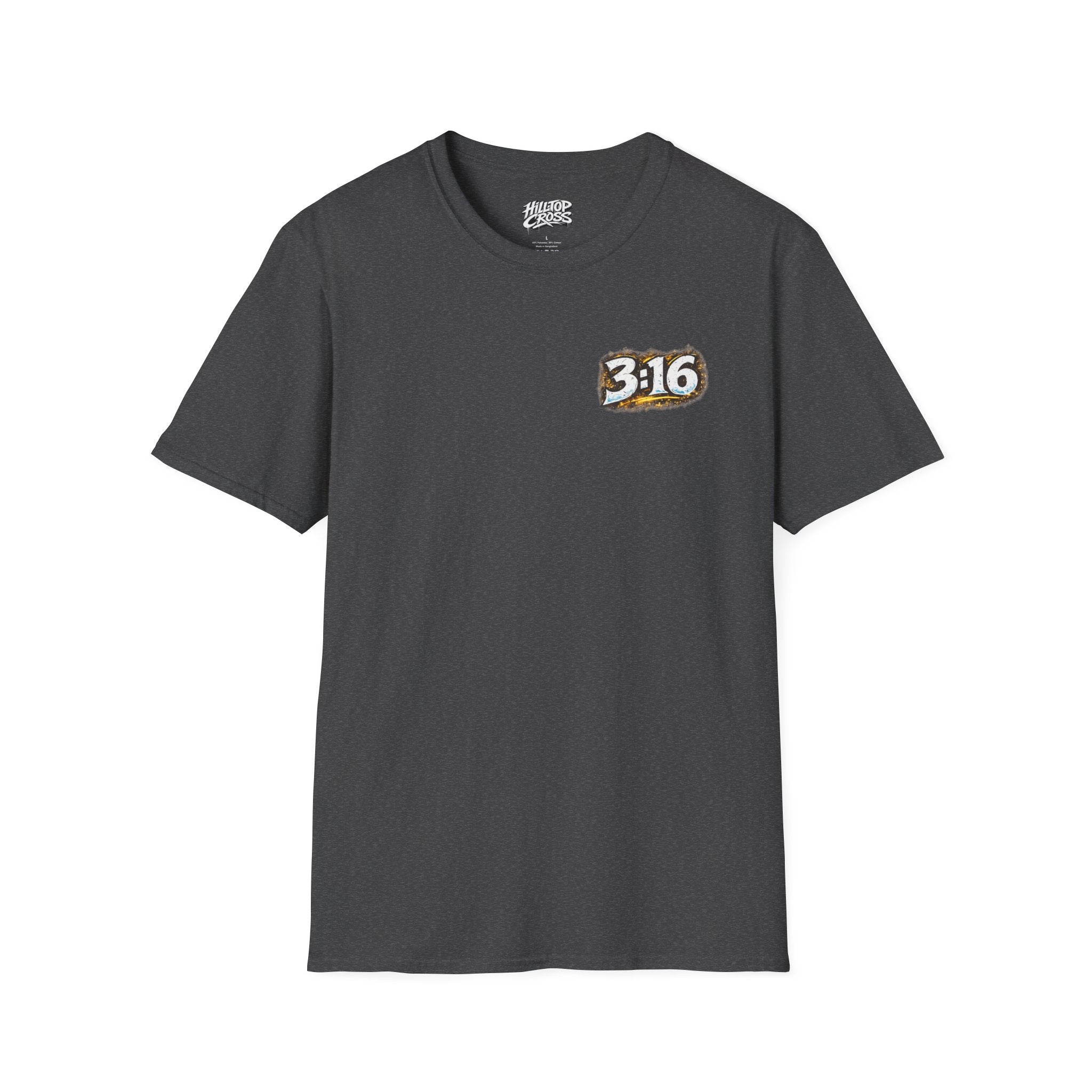 3:16 Christian T-Shirt — “Jesus Gave the Devil the Stone Cold Stunner” Graphic Tee