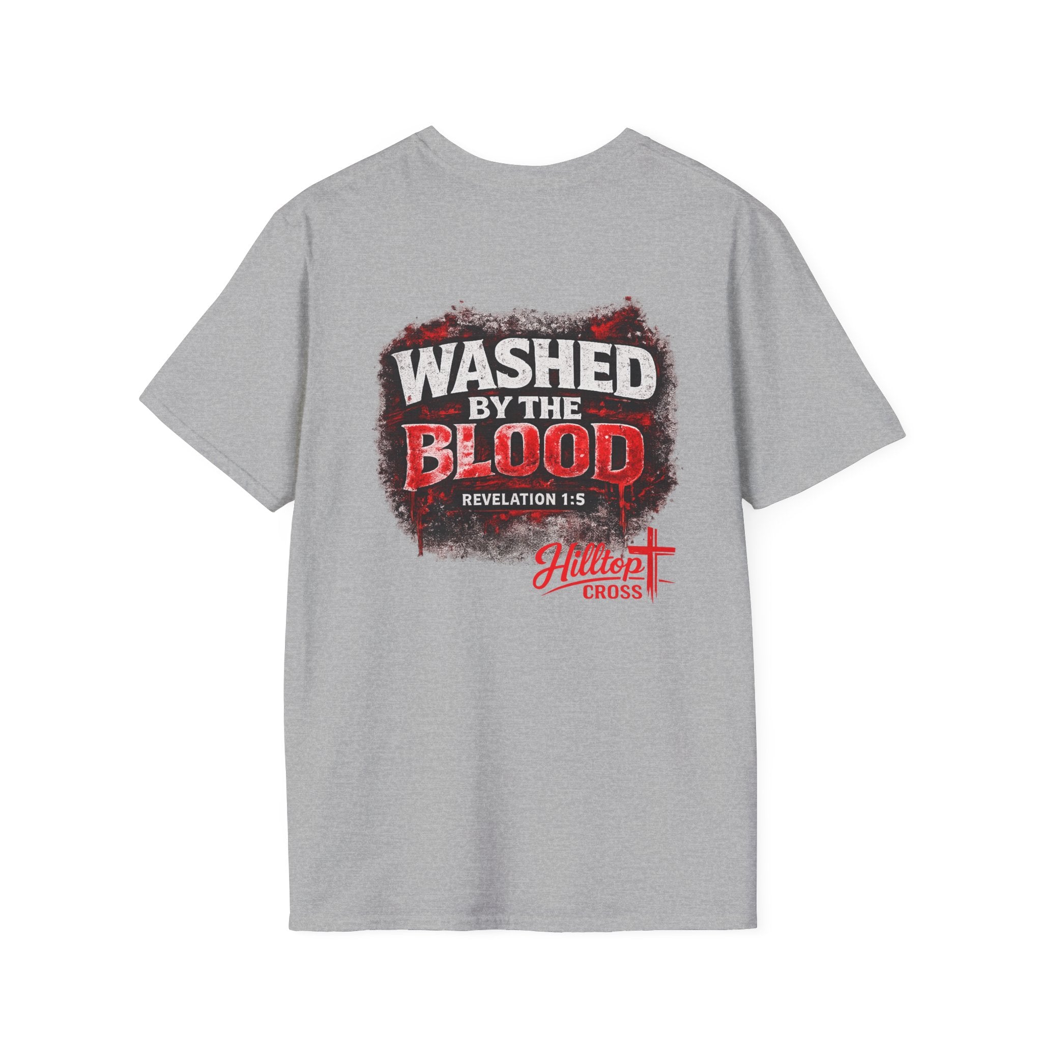 Washed By The Blood T-Shirt — Revelation 1:5 Christian Faith Shirt