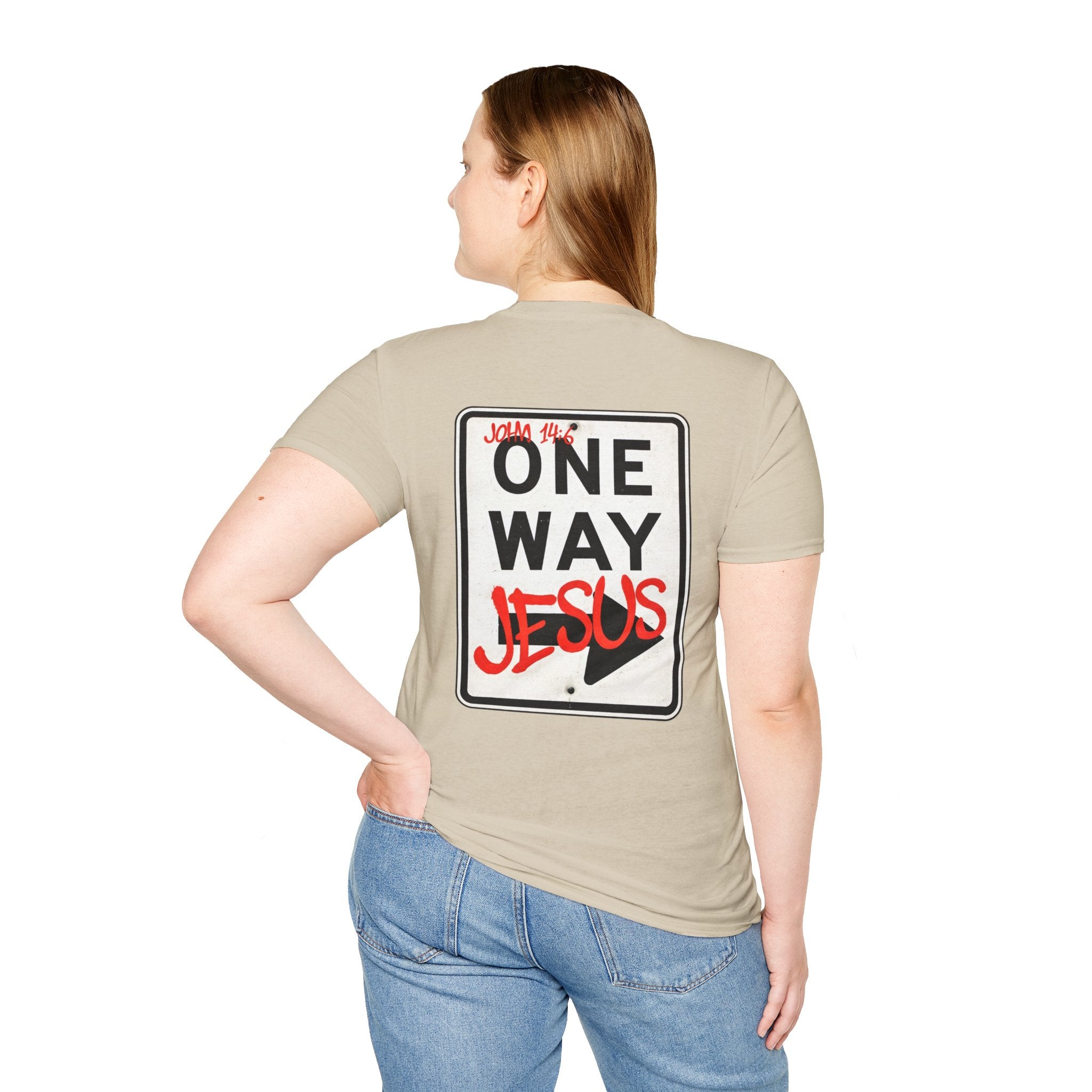 One Way Jesus T-Shirt — Christian Faith Graphic Tee