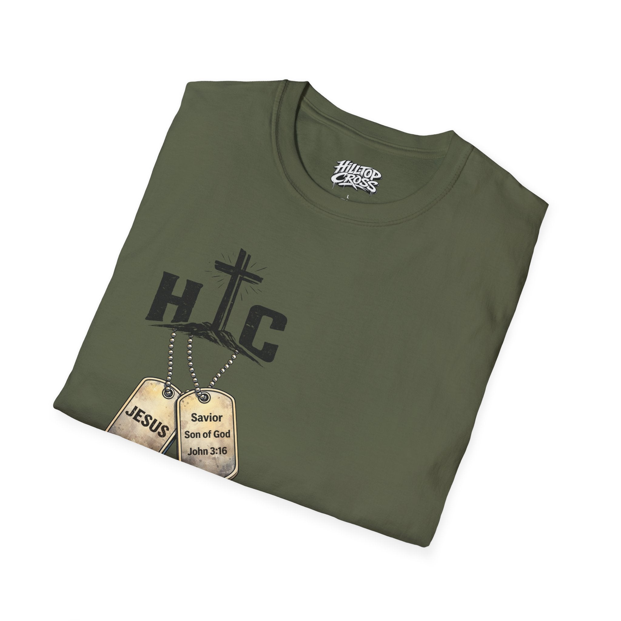 Jesus Got My 6 T-Shirt — Military Camo Christian Graphic Tee