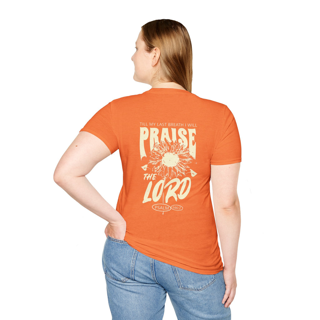 Praise the Lord T-Shirt — Psalm Floral Faith Tee
