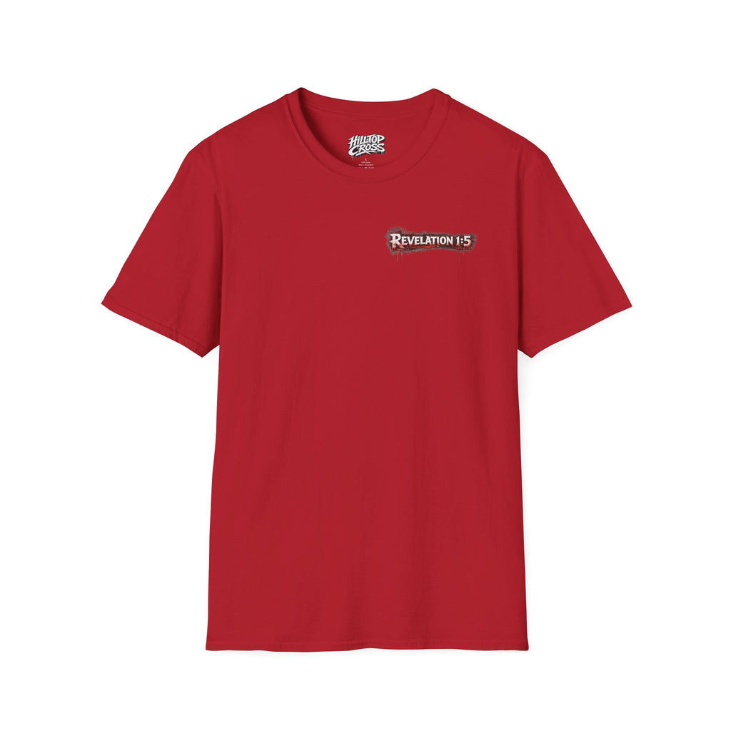 Washed By The Blood T-Shirt — Revelation 1:5 Christian Faith Shirt
