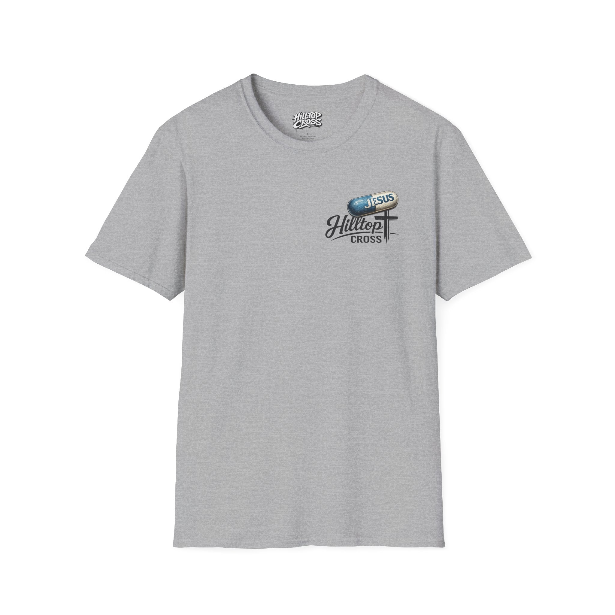 T-Shirt — 'The Only Prescription for Happiness: Jesus' Graphic Tee