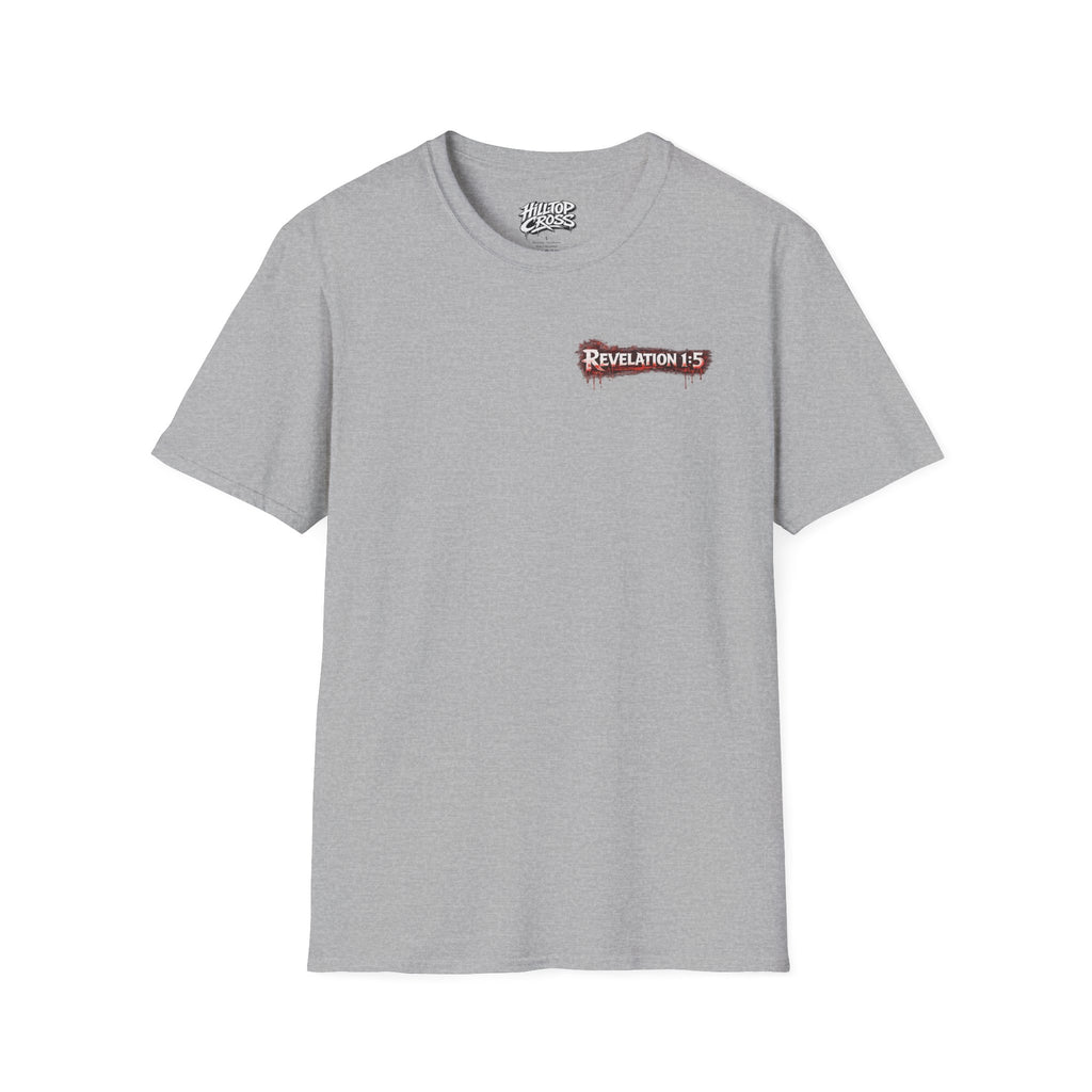 Washed By The Blood T-Shirt — Revelation 1:5 Christian Faith Shirt