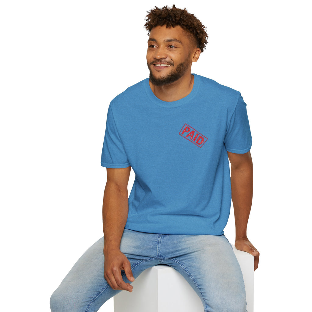 Paid — Christian T-Shirt ("Jesus Paid It All" Receipt Design)