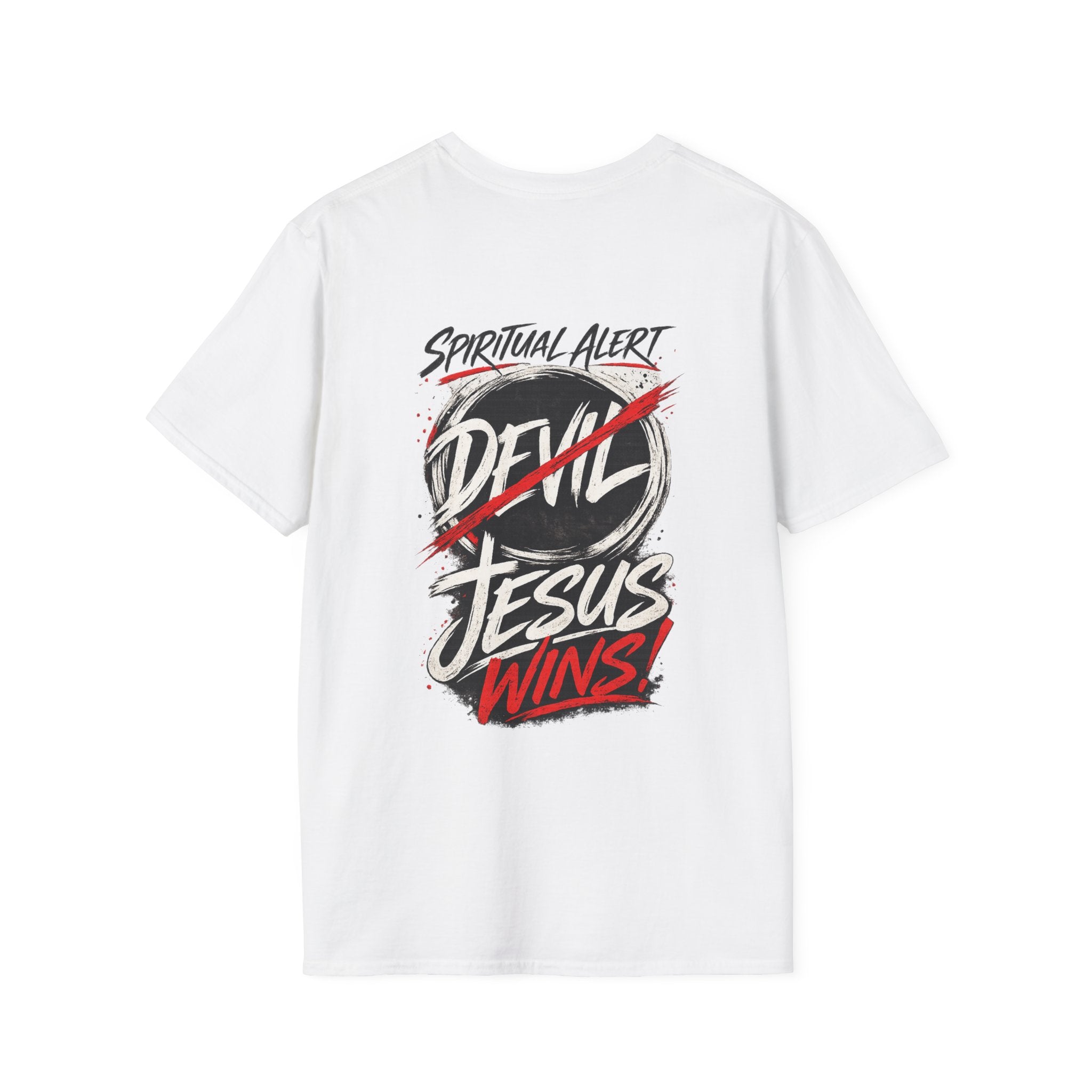 Jesus Wins T-Shirt — Bold Faith Graphic Shirt (No Devil)