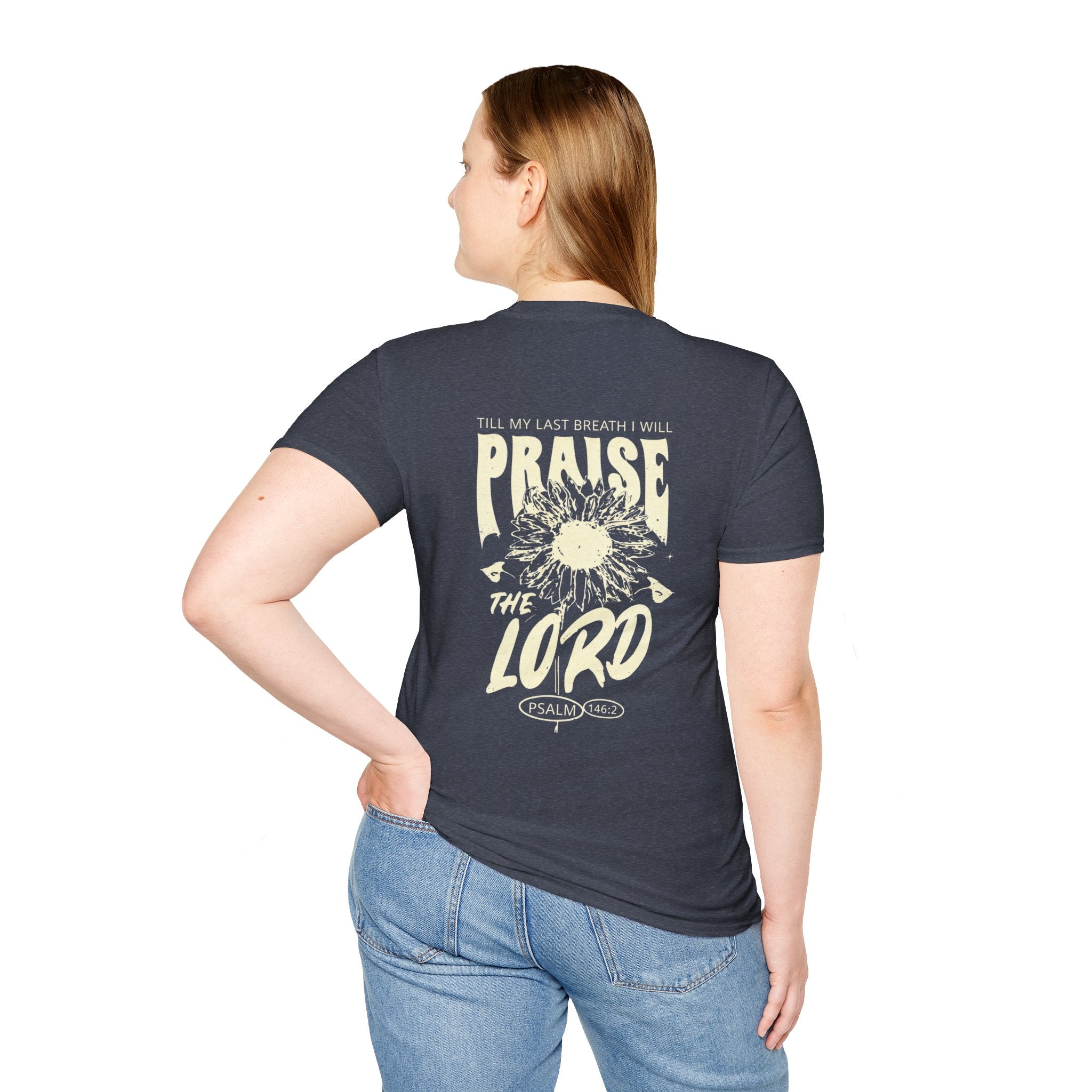 Praise the Lord T-Shirt — Psalm Floral Faith Tee