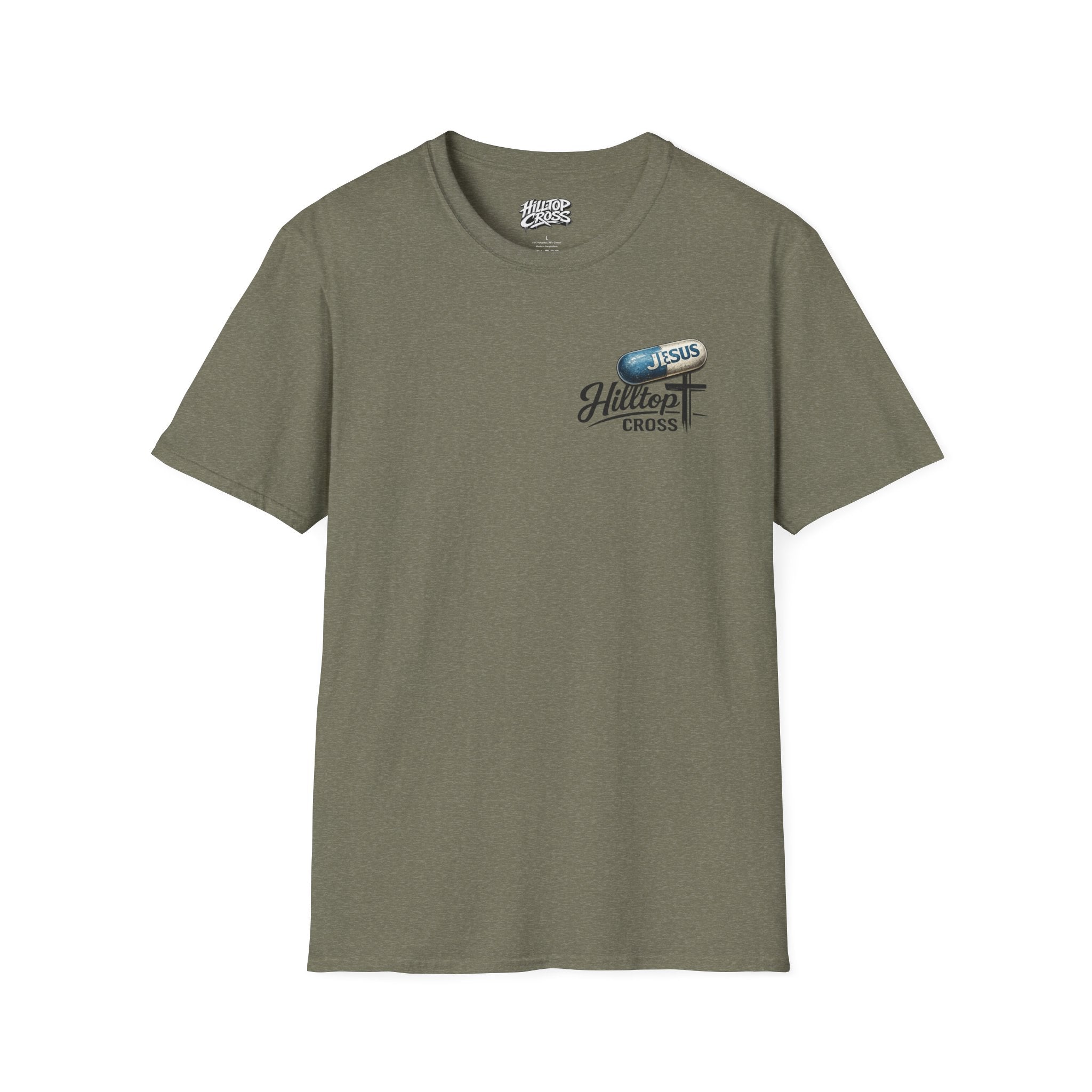T-Shirt — 'The Only Prescription for Happiness: Jesus' Graphic Tee
