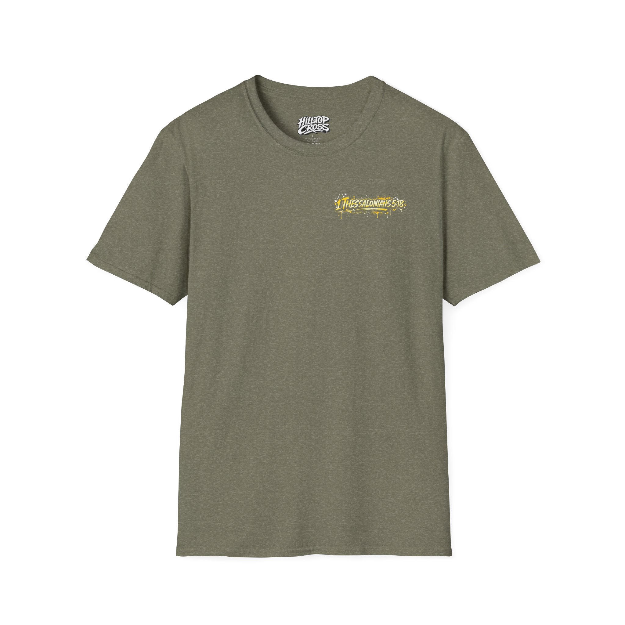 Christian T-Shirt — "In All Things Give Thanks" Church Tee