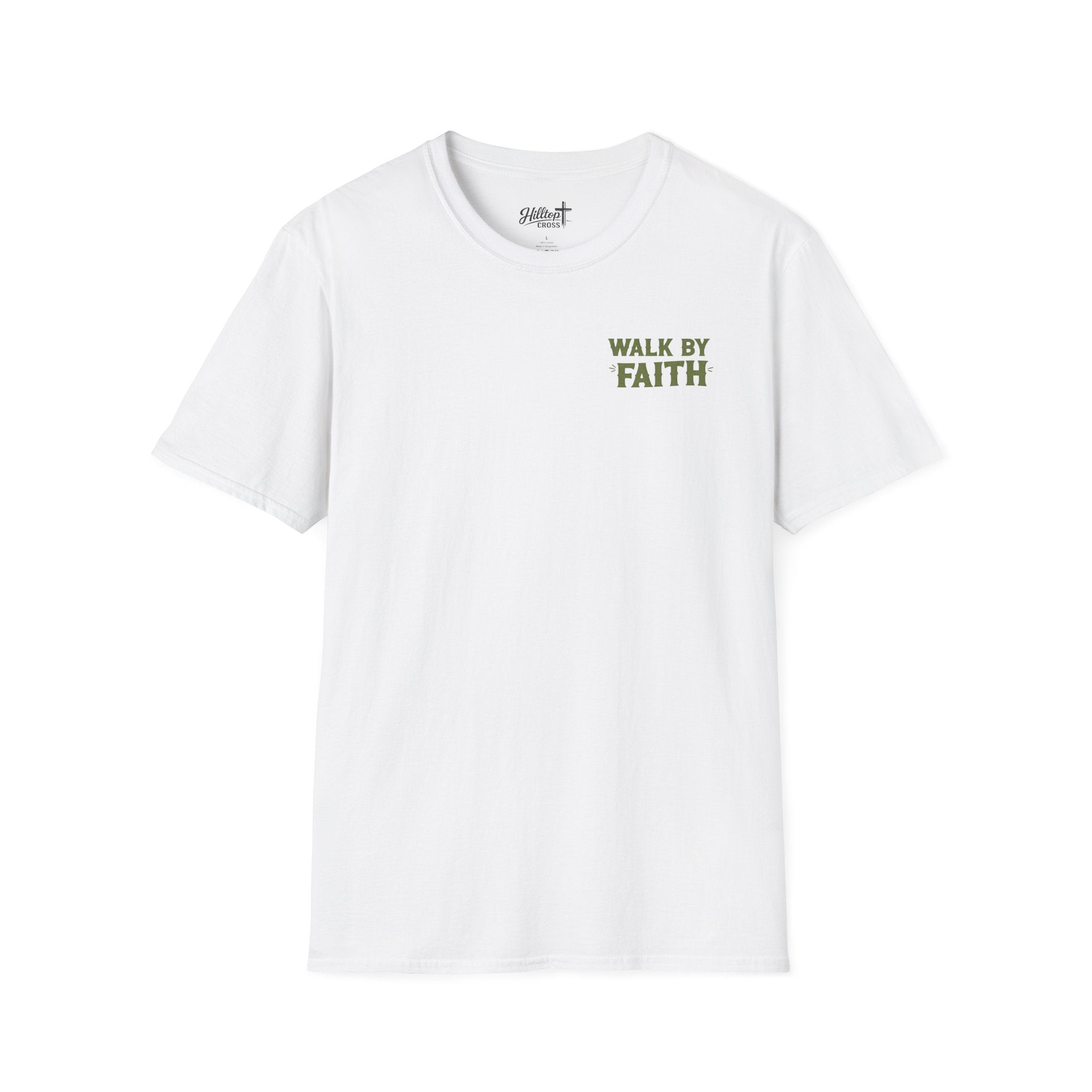 Walk By Faith T-Shirt — Christian Cowboy Boots Graphic Tee