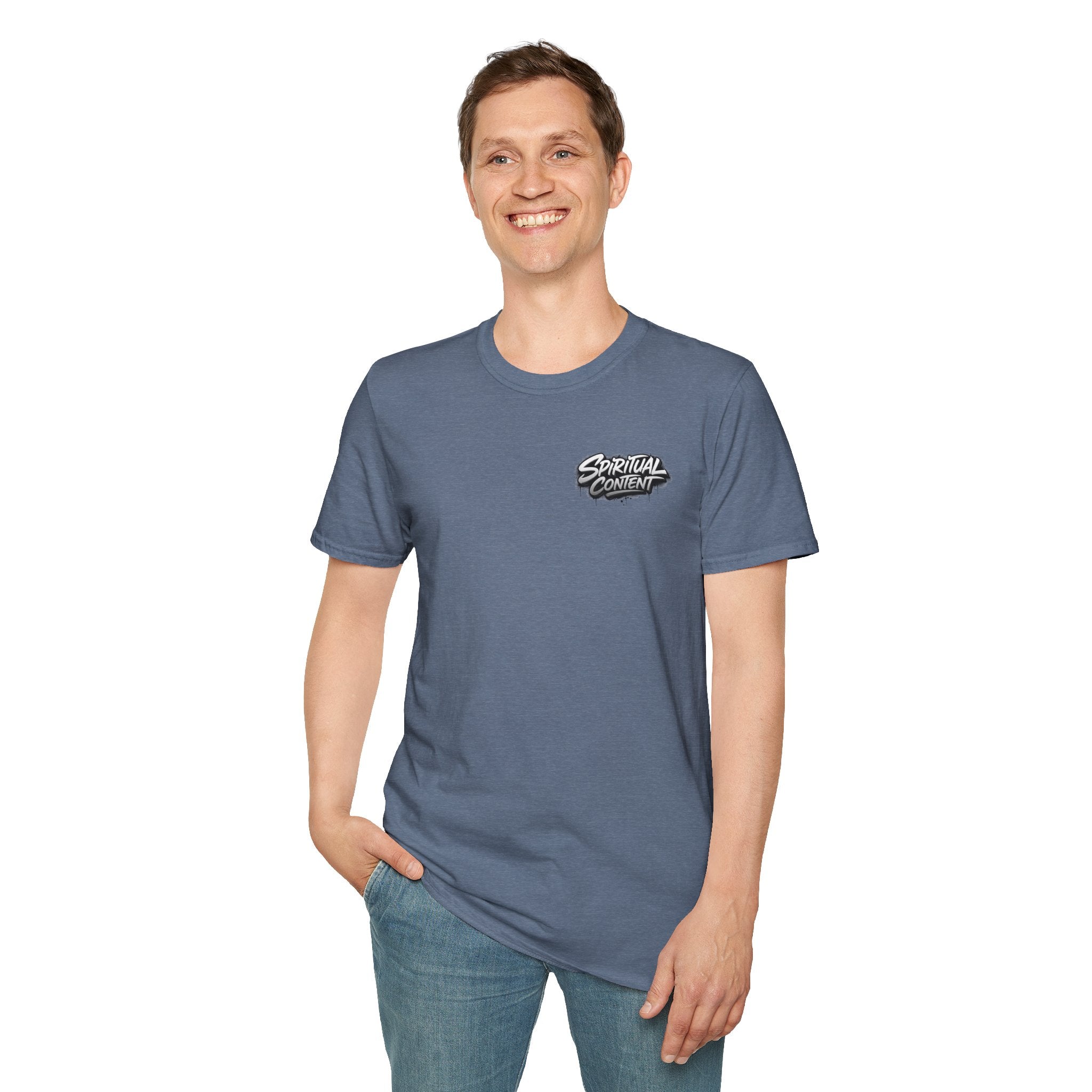 Christian T-Shirt — "Jesus Advisory: Spiritual Content" Graphic Tee