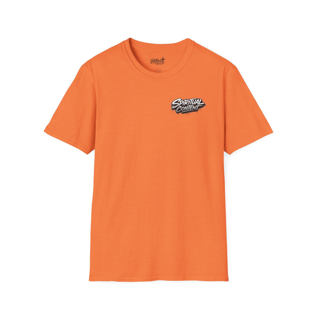 Christian T-Shirt — "Jesus Advisory: Spiritual Content" Graphic Tee