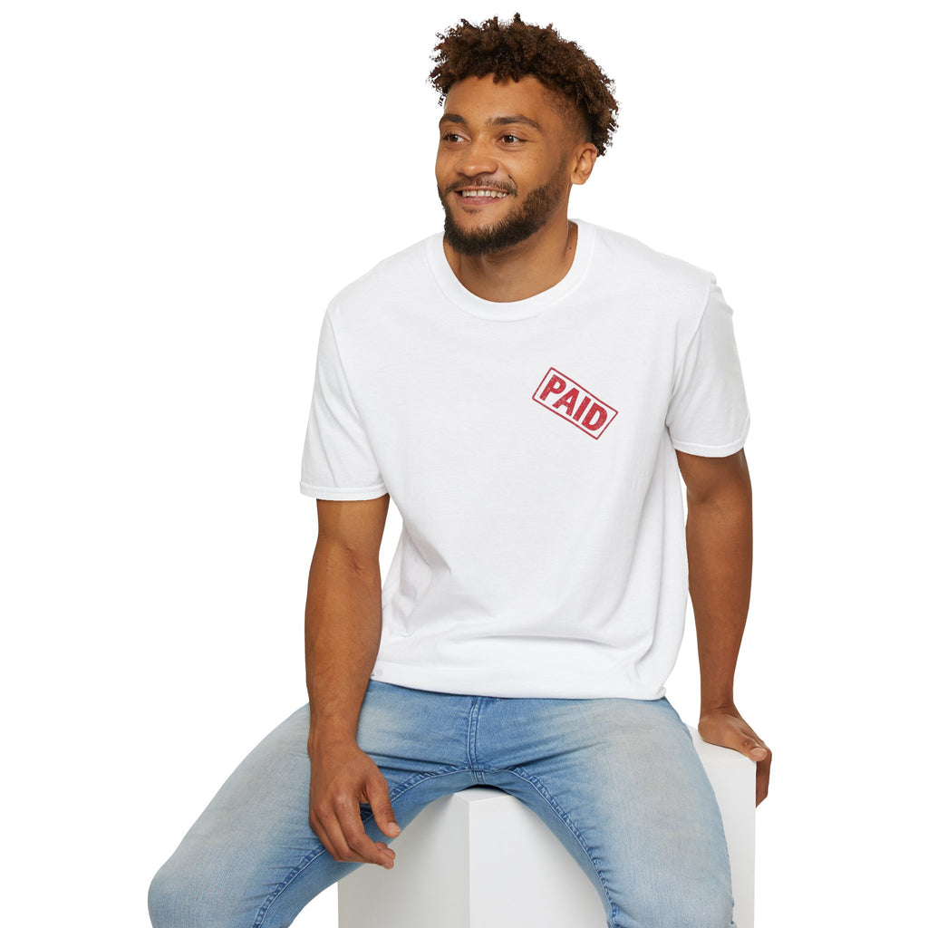 Paid — Christian T-Shirt ("Jesus Paid It All" Receipt Design)