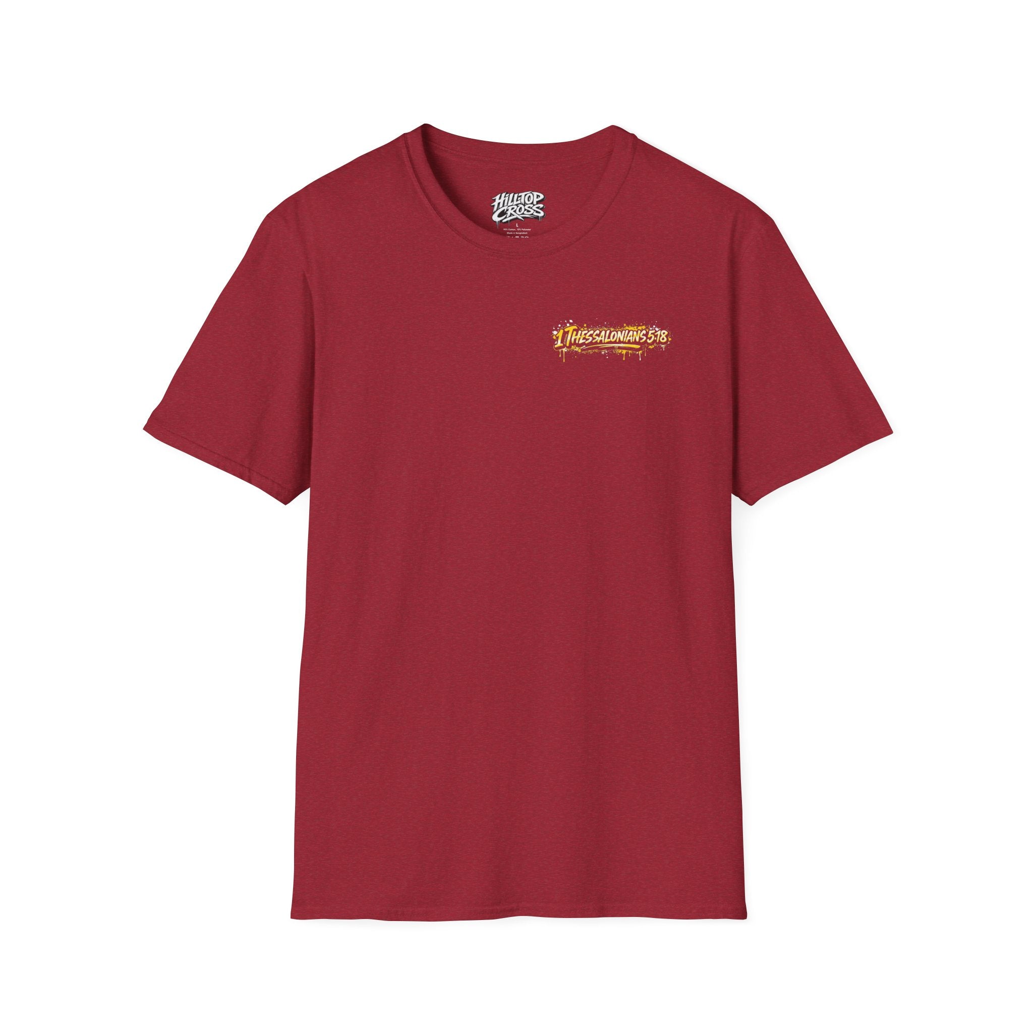 Christian T-Shirt — "In All Things Give Thanks" Church Tee