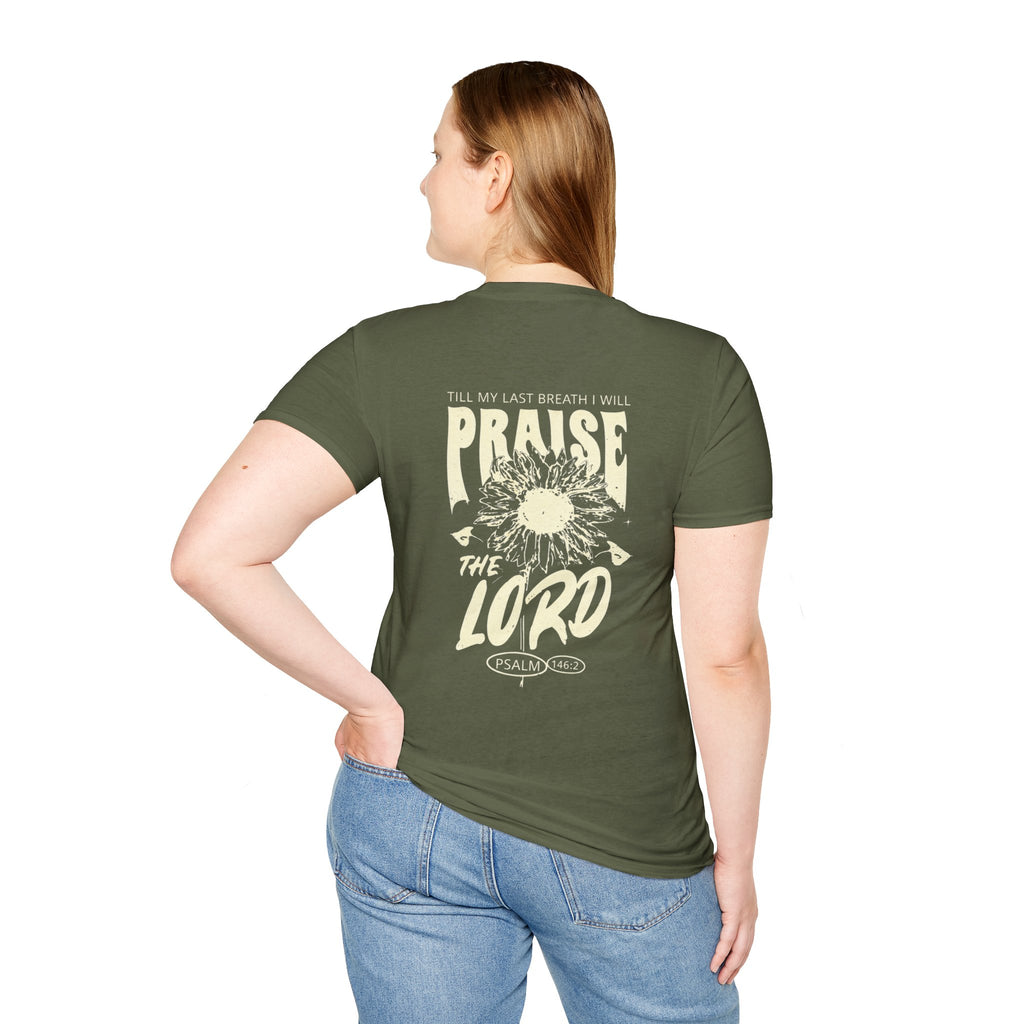 Praise the Lord T-Shirt — Psalm Floral Faith Tee