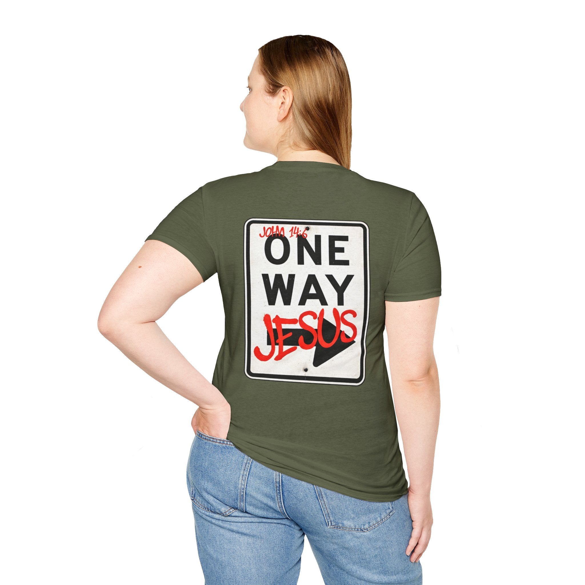 One Way Jesus T-Shirt — Christian Faith Graphic Tee