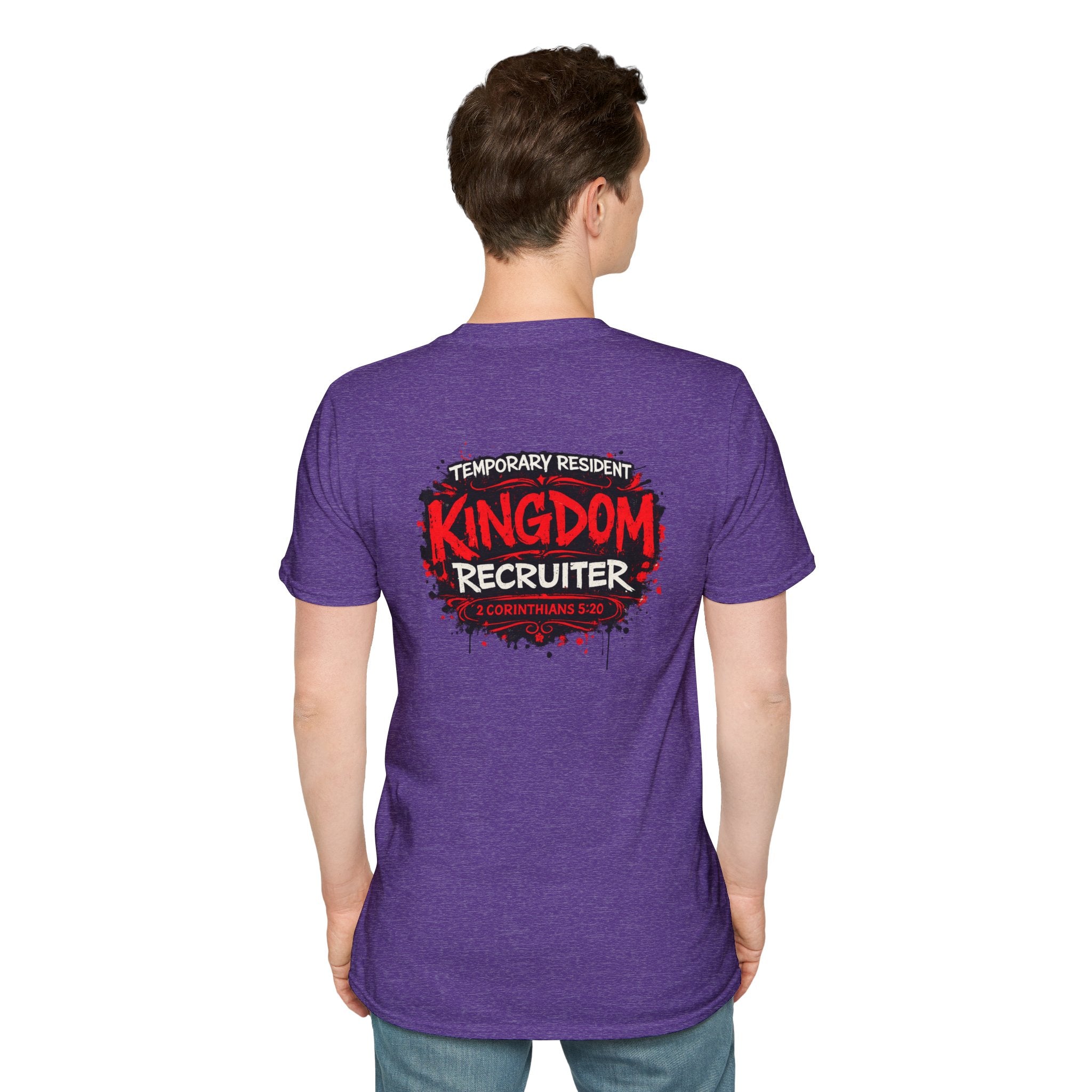 Kingdom Recruiter T-Shirt — “Temporary Resident” Christian Youth Ministry Tee