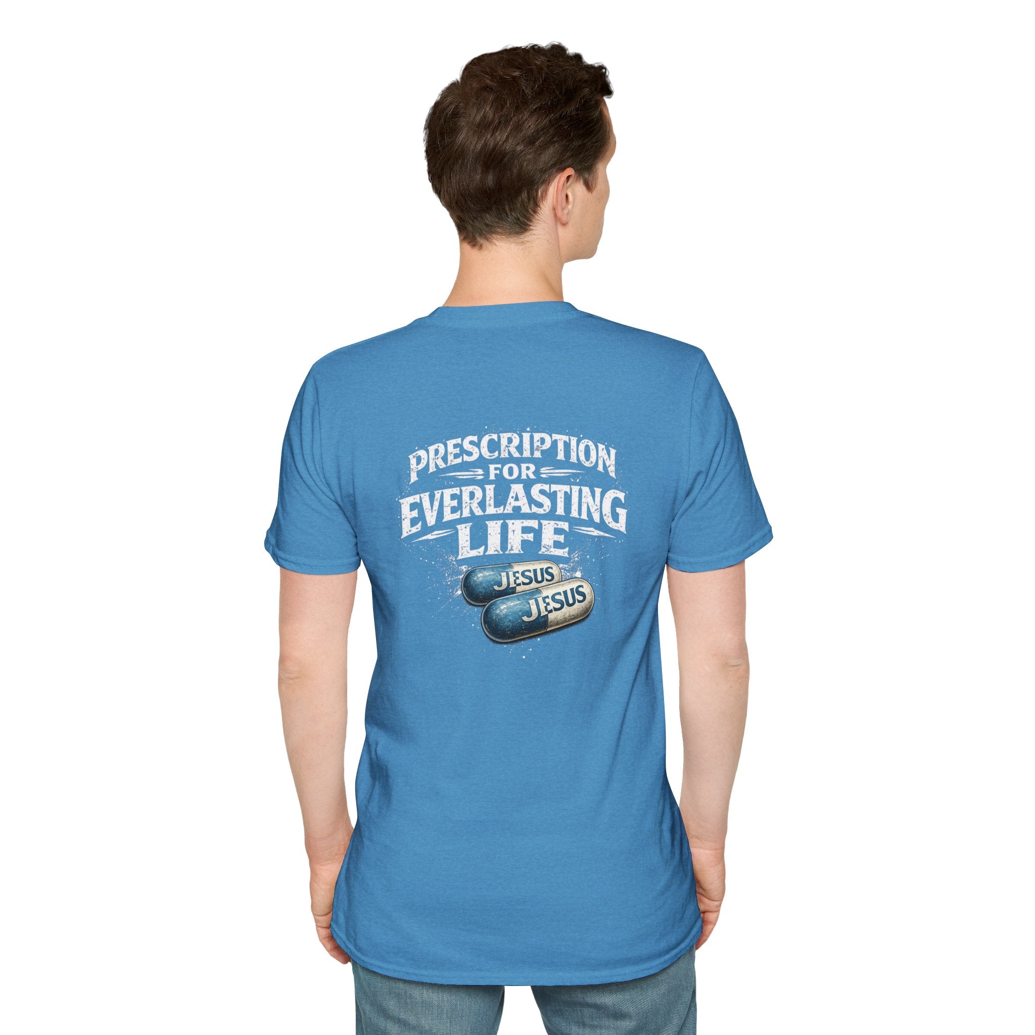 T-Shirt — 'The Only Prescription for Happiness: Jesus' Graphic Tee