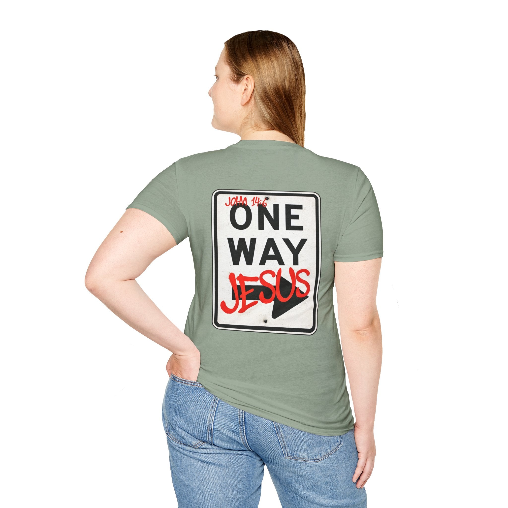 One Way Jesus T-Shirt — Christian Faith Graphic Tee