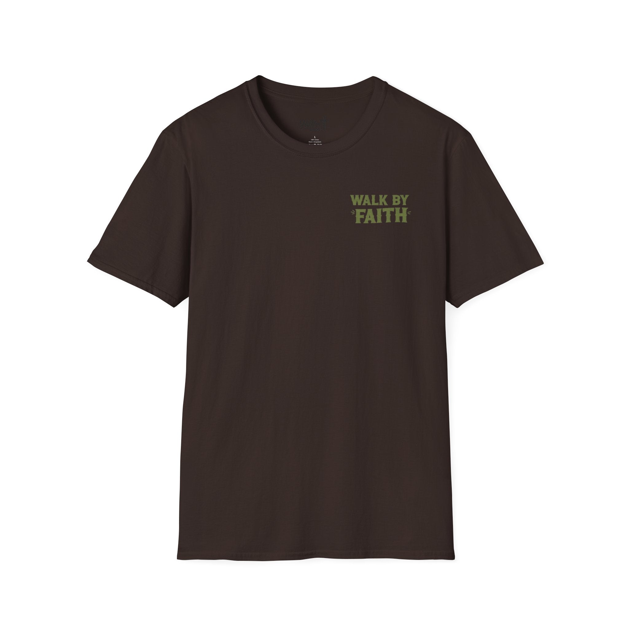 Walk By Faith T-Shirt — Christian Cowboy Boots Graphic Tee