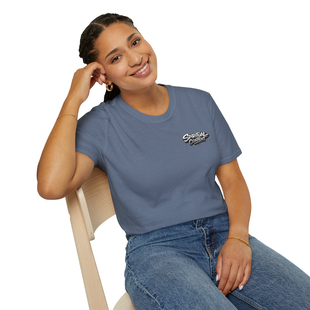 Christian T-Shirt — "Jesus Advisory: Spiritual Content" Graphic Tee