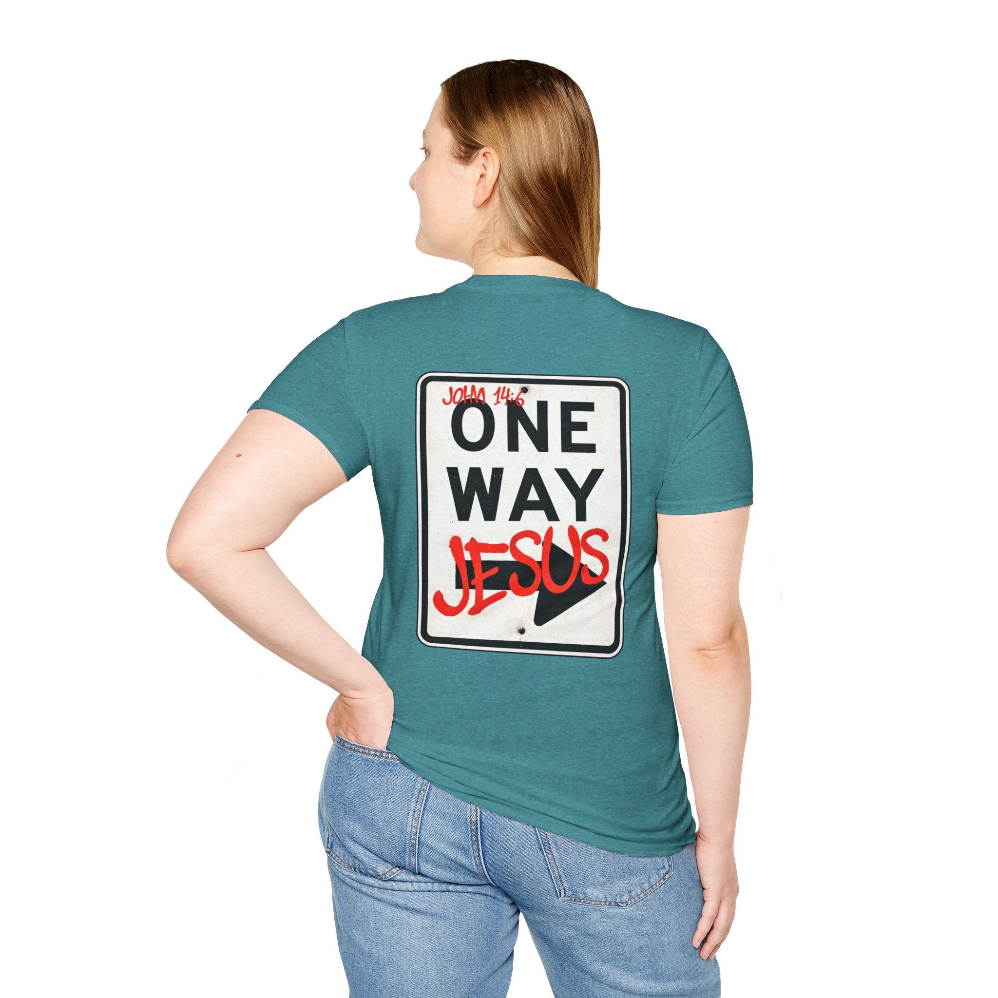 One Way Jesus T-Shirt — Christian Faith Graphic Tee
