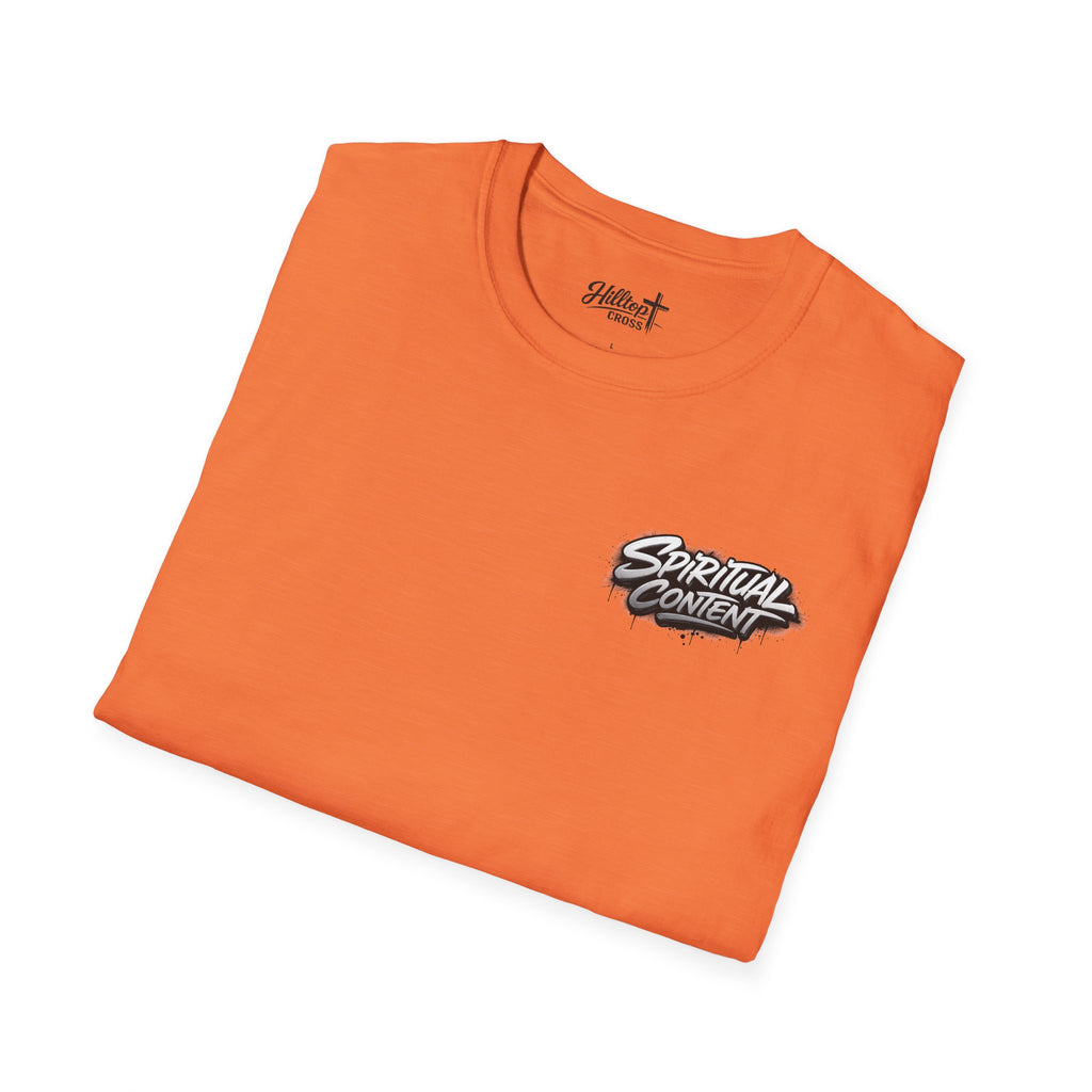 Christian T-Shirt — "Jesus Advisory: Spiritual Content" Graphic Tee