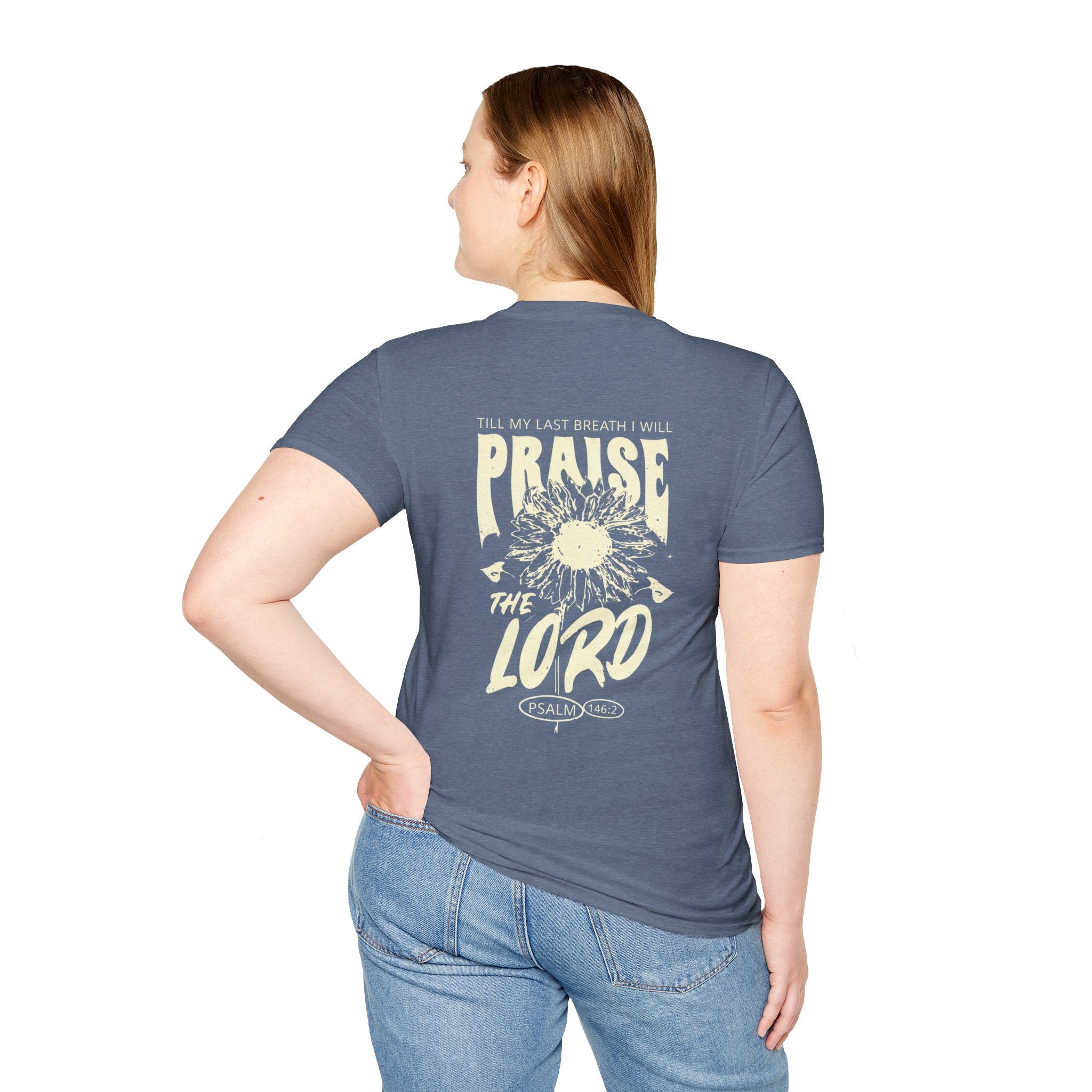 Praise the Lord T-Shirt — Psalm Floral Faith Tee
