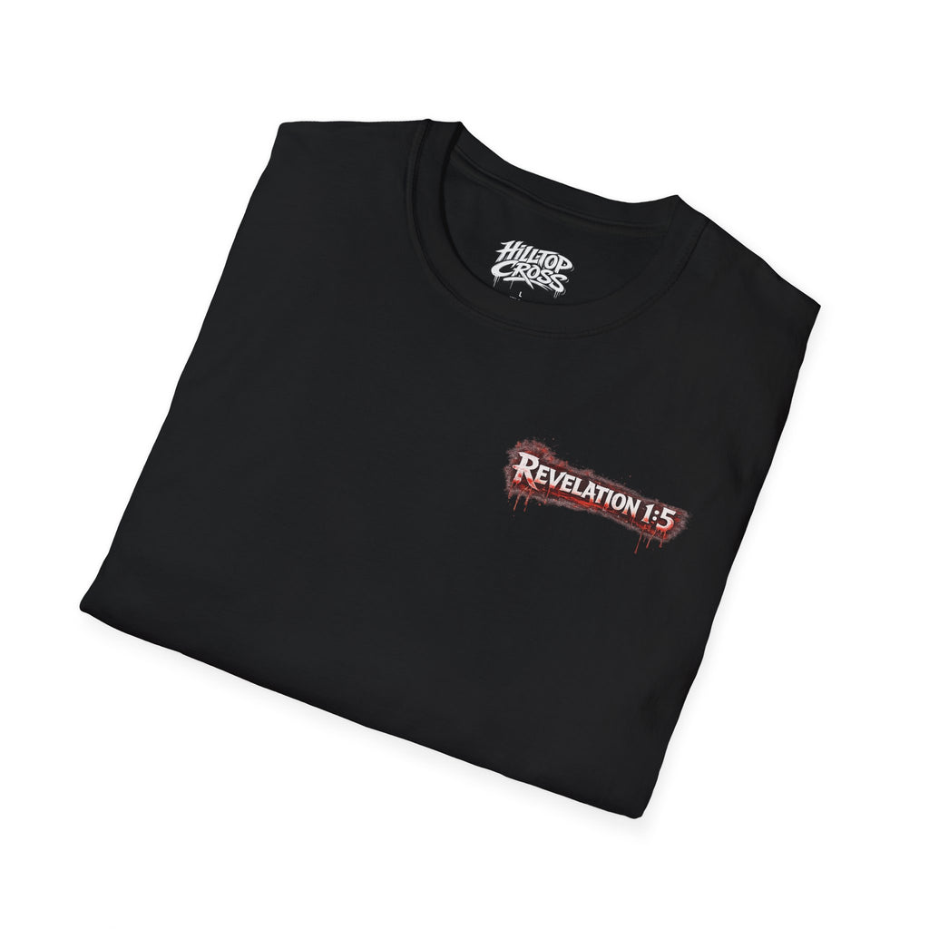 Washed By The Blood T-Shirt — Revelation 1:5 Christian Faith Shirt