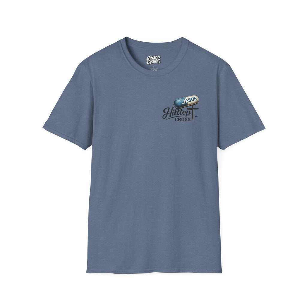 T-Shirt — 'The Only Prescription for Happiness: Jesus' Graphic Tee