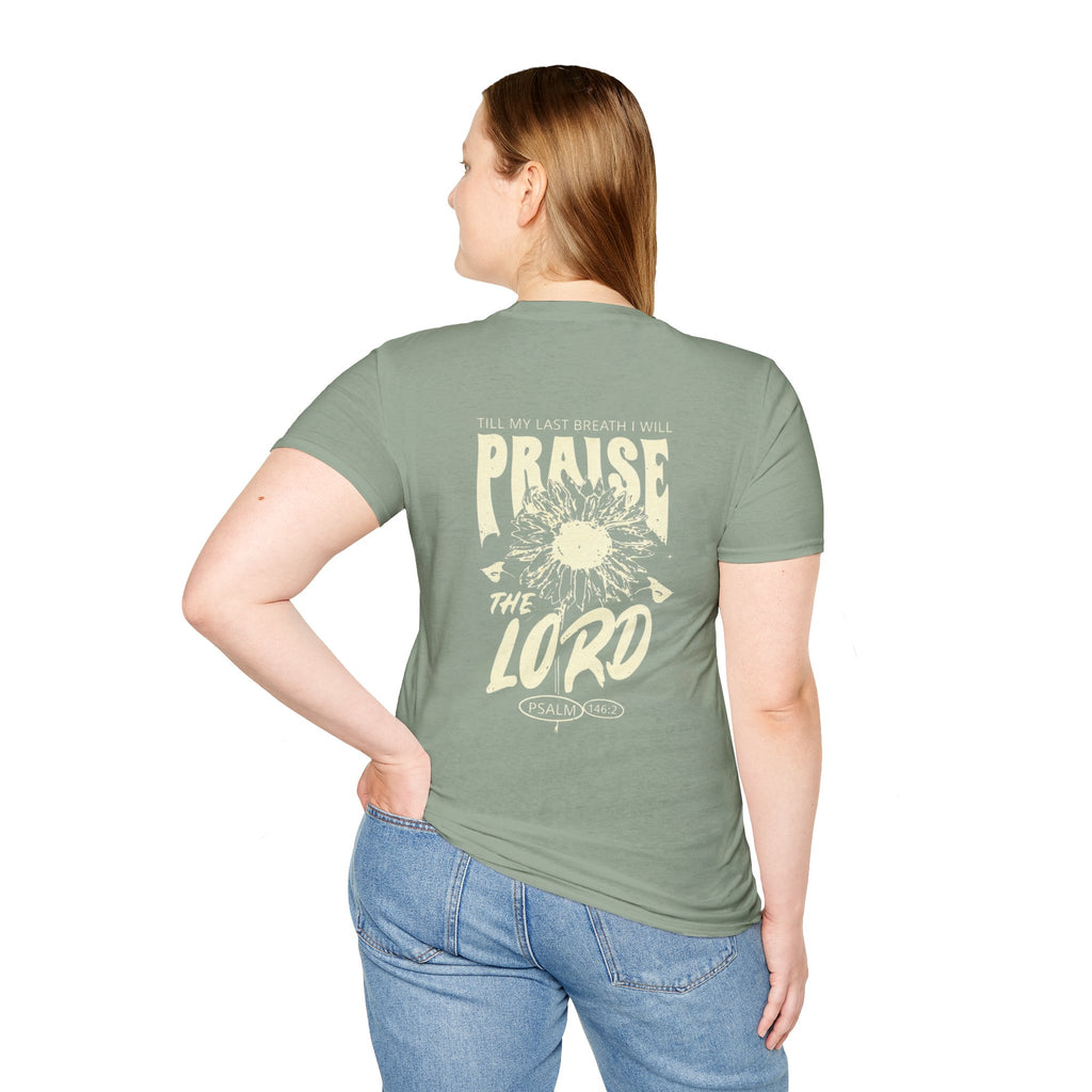 Praise the Lord T-Shirt — Psalm Floral Faith Tee