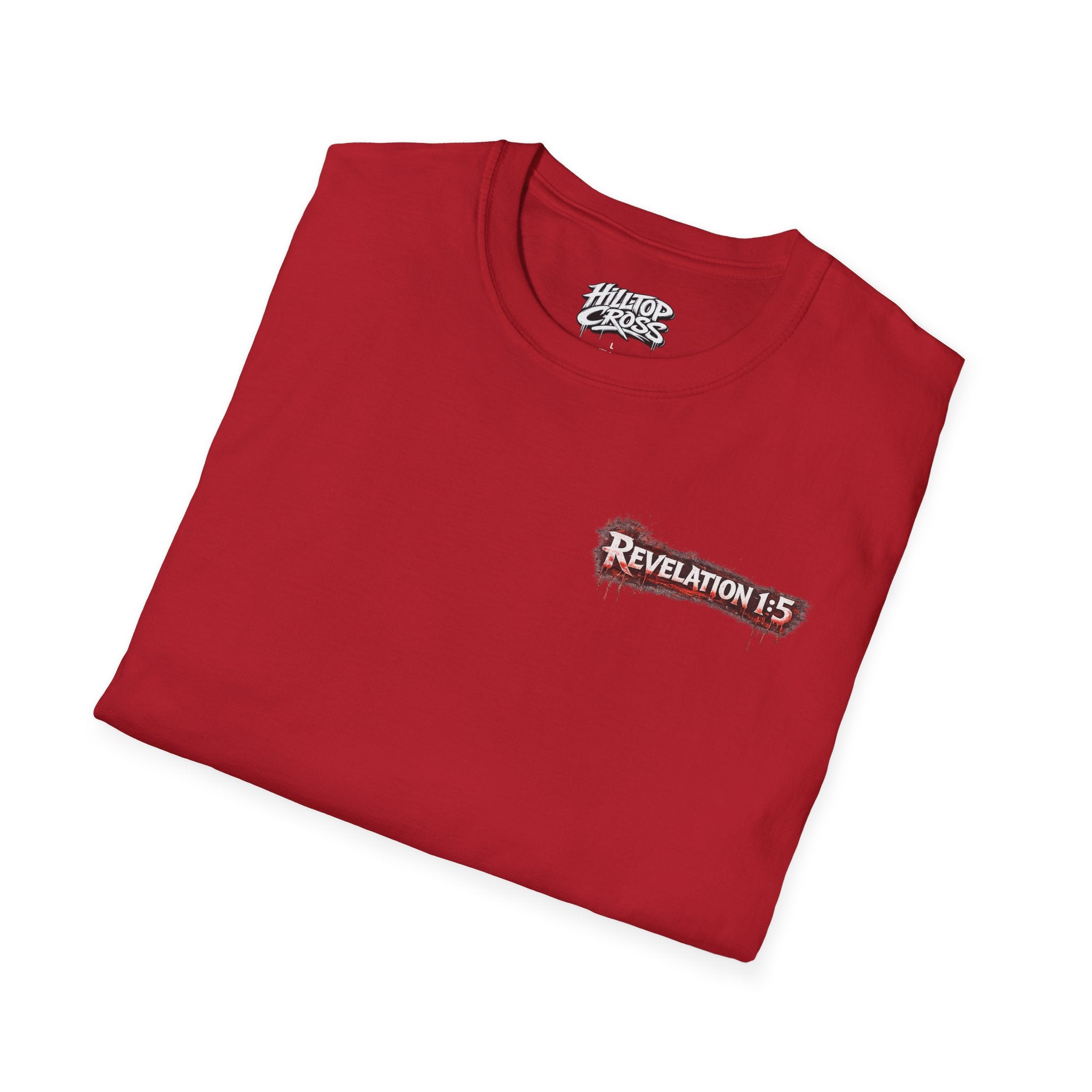 Washed By The Blood T-Shirt — Revelation 1:5 Christian Faith Shirt