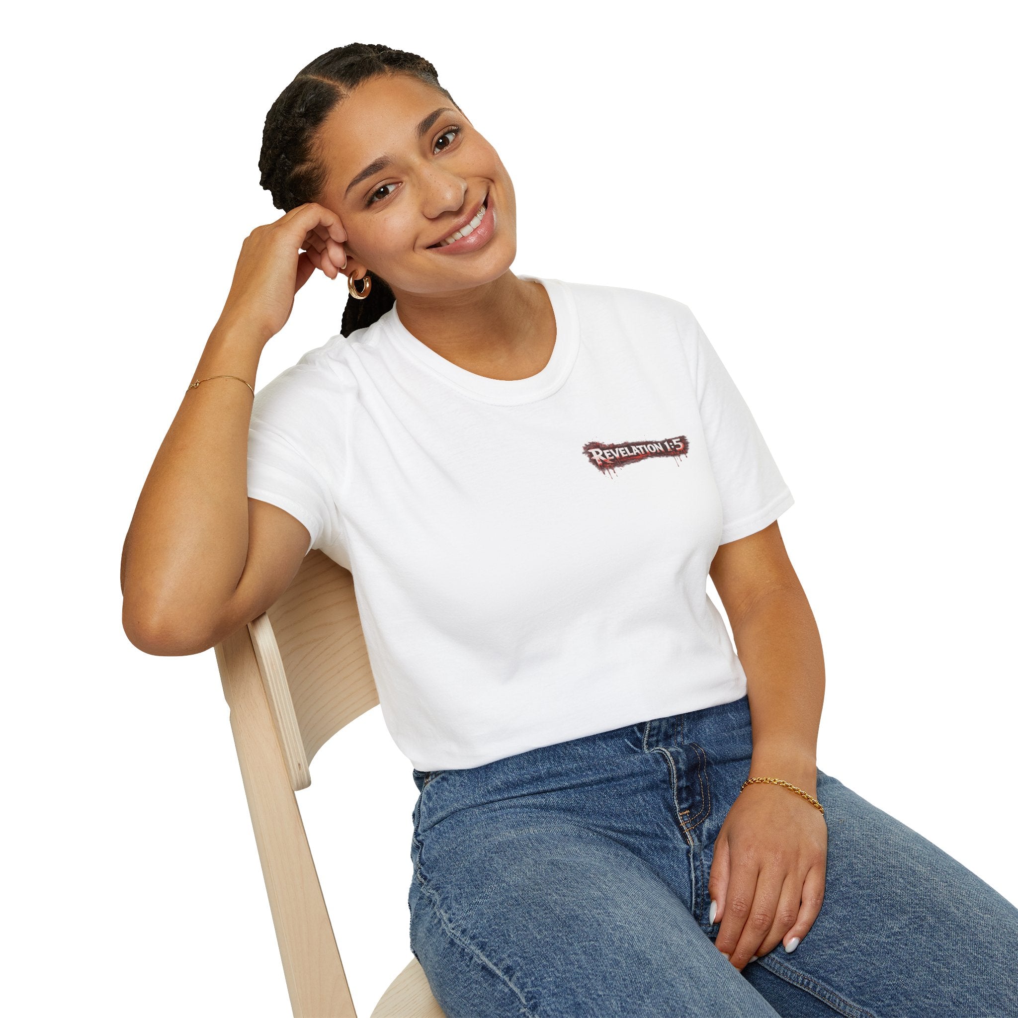Washed By The Blood T-Shirt — Revelation 1:5 Christian Faith Shirt