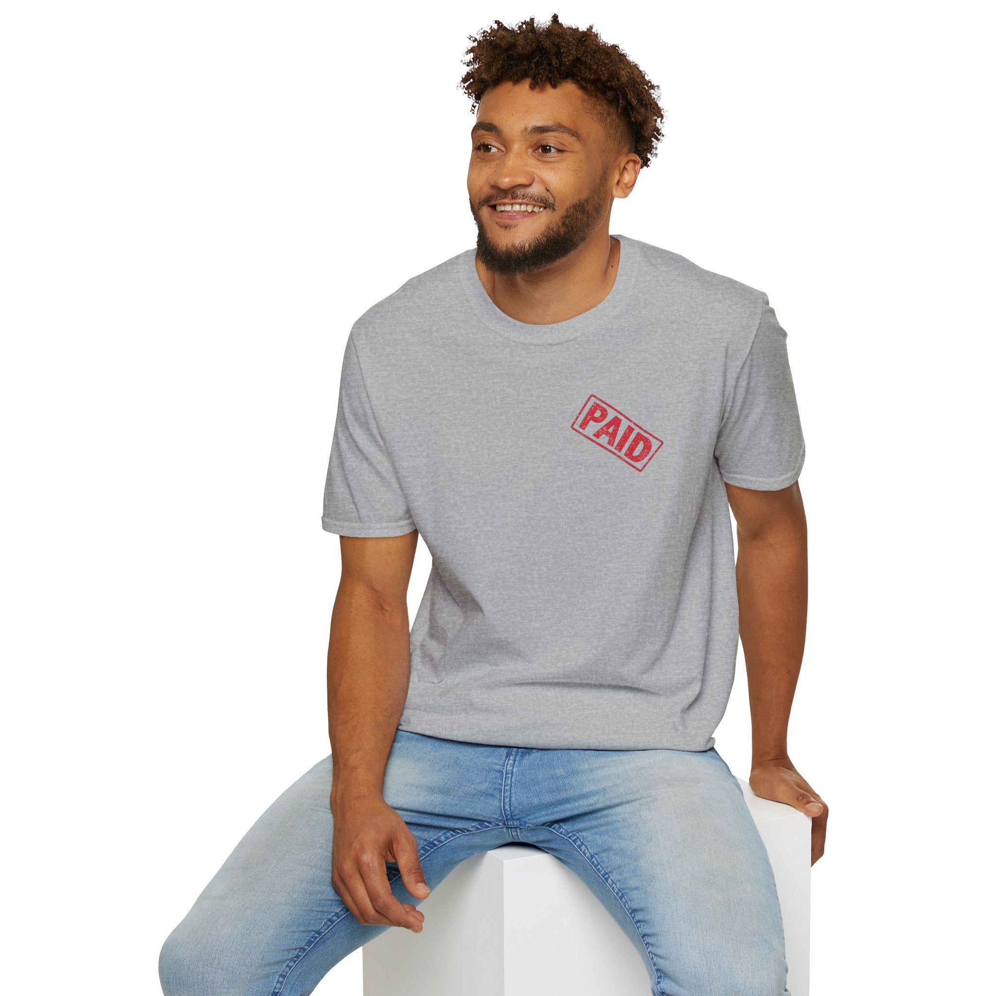 Paid — Christian T-Shirt ("Jesus Paid It All" Receipt Design)