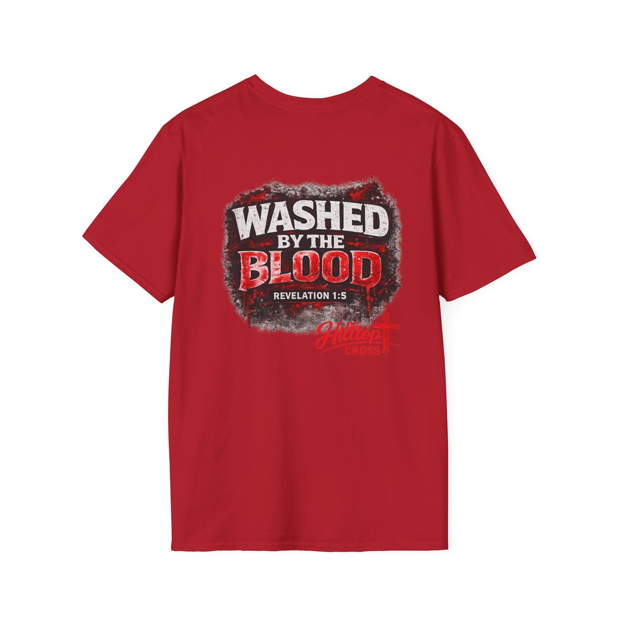 Washed By The Blood T-Shirt — Revelation 1:5 Christian Faith Shirt