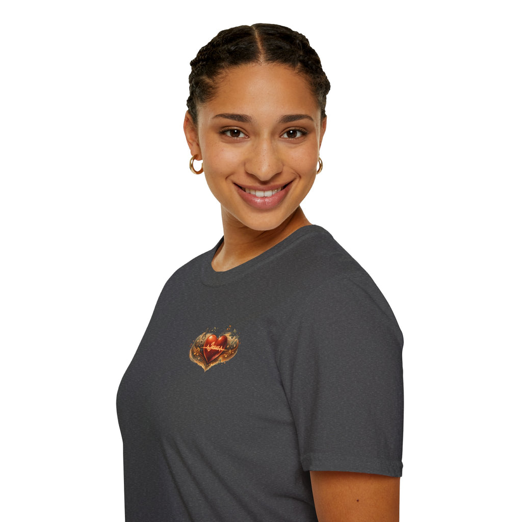 Christian Graphic T-Shirt — "Ridin' With My Jesus Music" Church Truck Cross Design