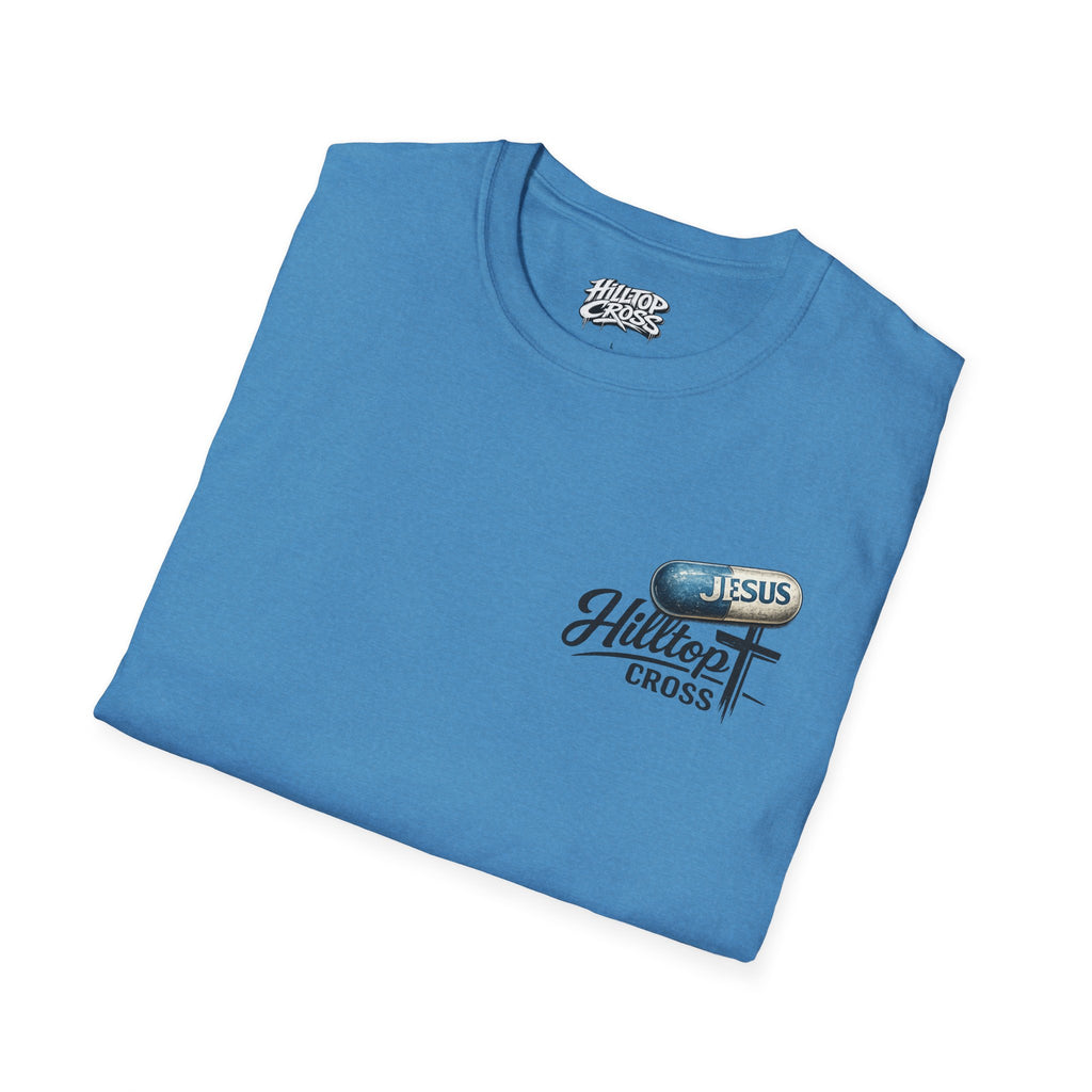 T-Shirt — 'The Only Prescription for Happiness: Jesus' Graphic Tee