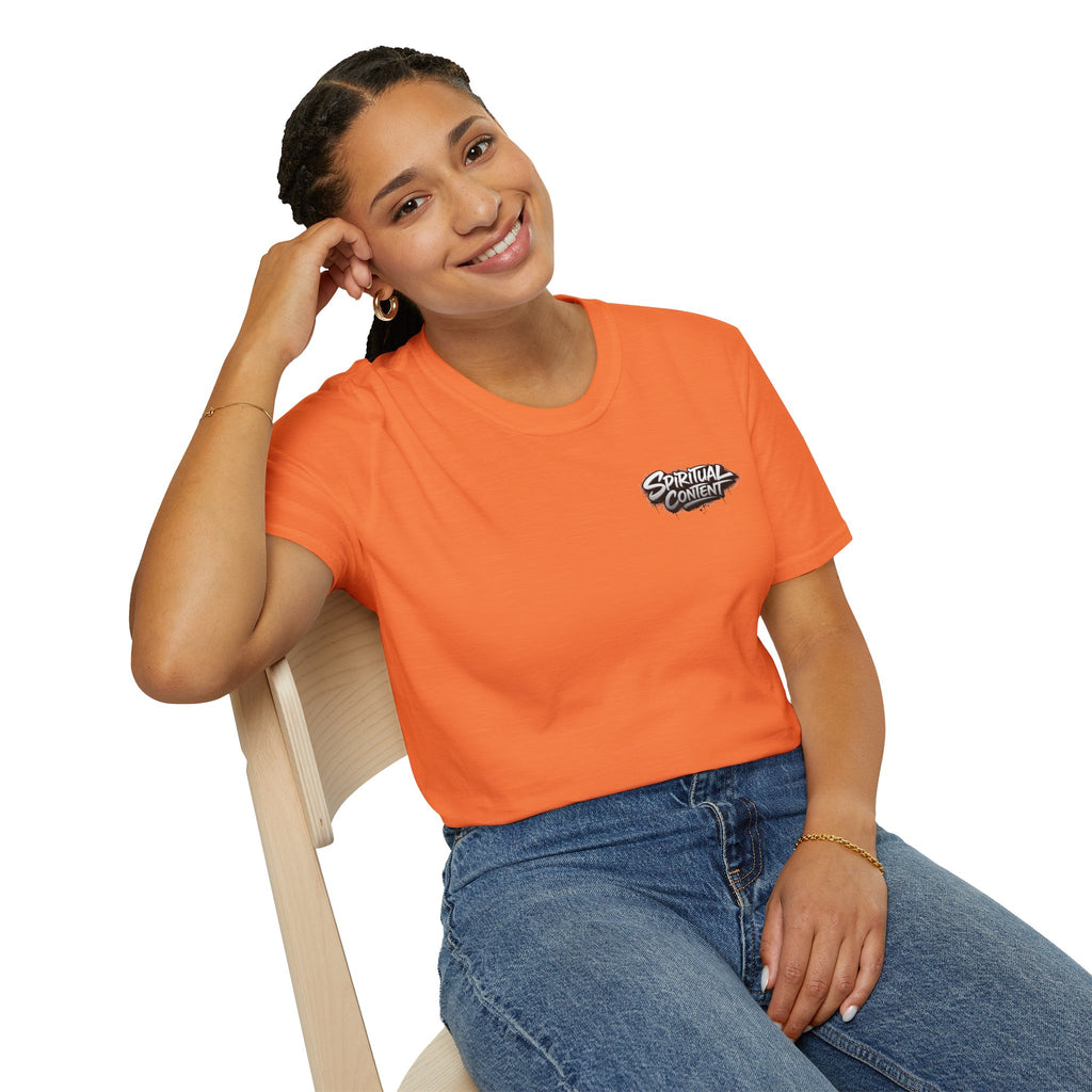 Christian T-Shirt — "Jesus Advisory: Spiritual Content" Graphic Tee