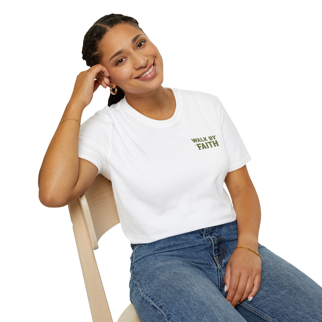 Walk By Faith T-Shirt — Christian Cowboy Boots Graphic Tee