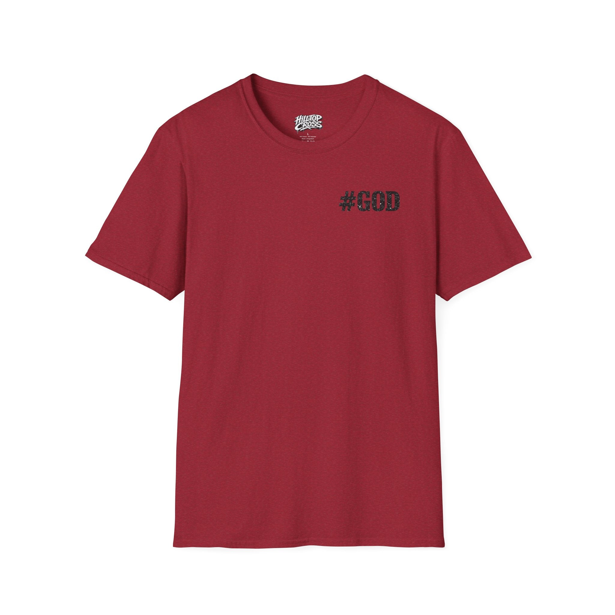 Religious T-Shirt - "2 Genders One God" Matthew 19:4 Church Hilltop Tee