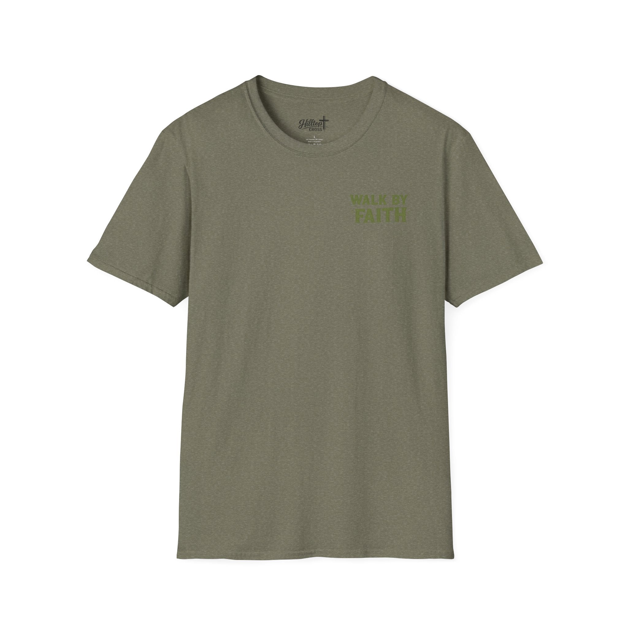 Walk By Faith T-Shirt — Christian Cowboy Boots Graphic Tee
